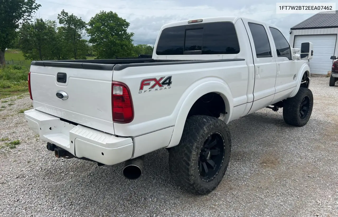 2014 Ford F250 Super Duty VIN: 1FT7W2BT2EEA07462 Lot: 56959795