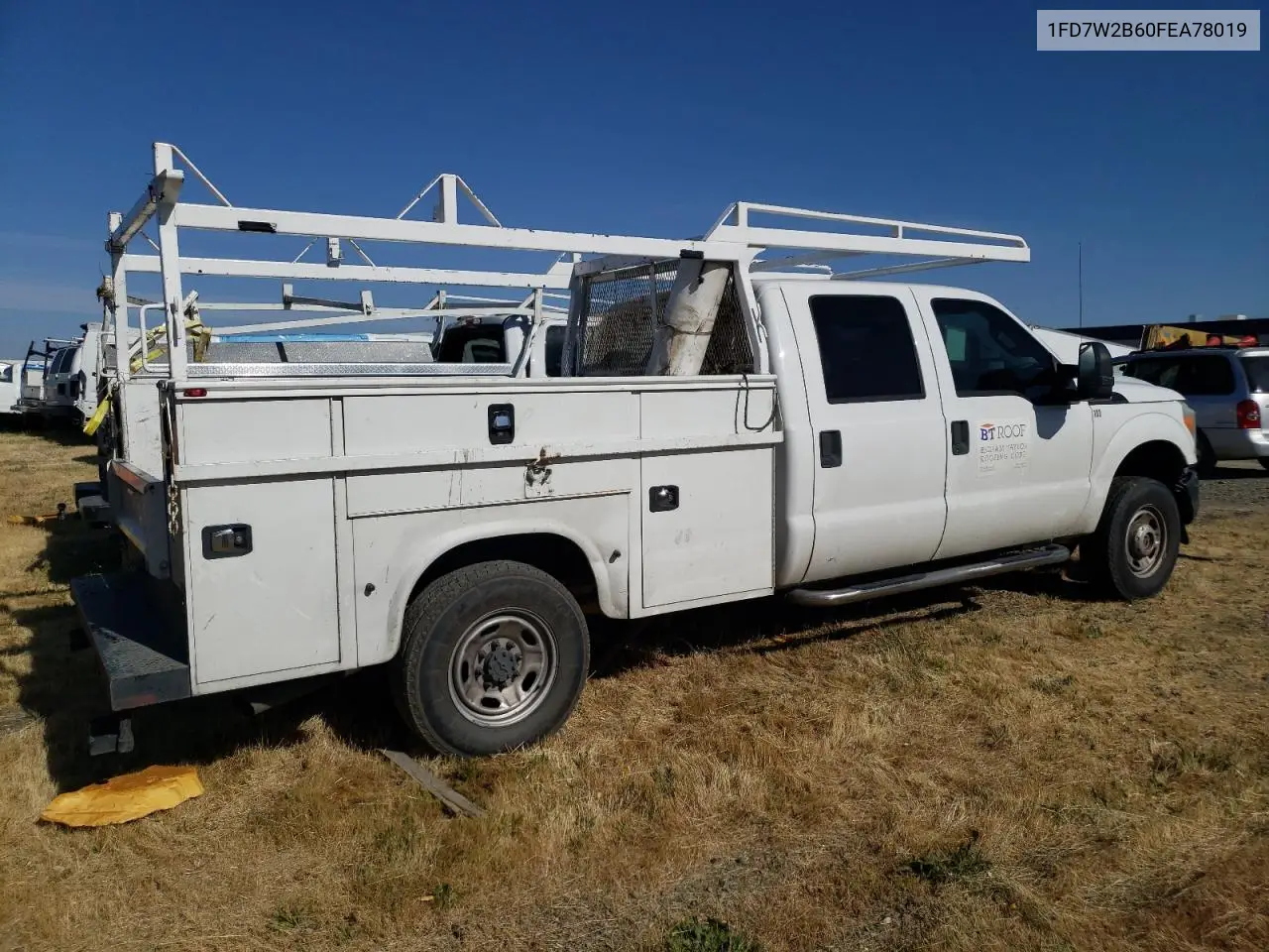 2015 Ford F250 Super Duty VIN: 1FD7W2B60FEA78019 Lot: 55198785