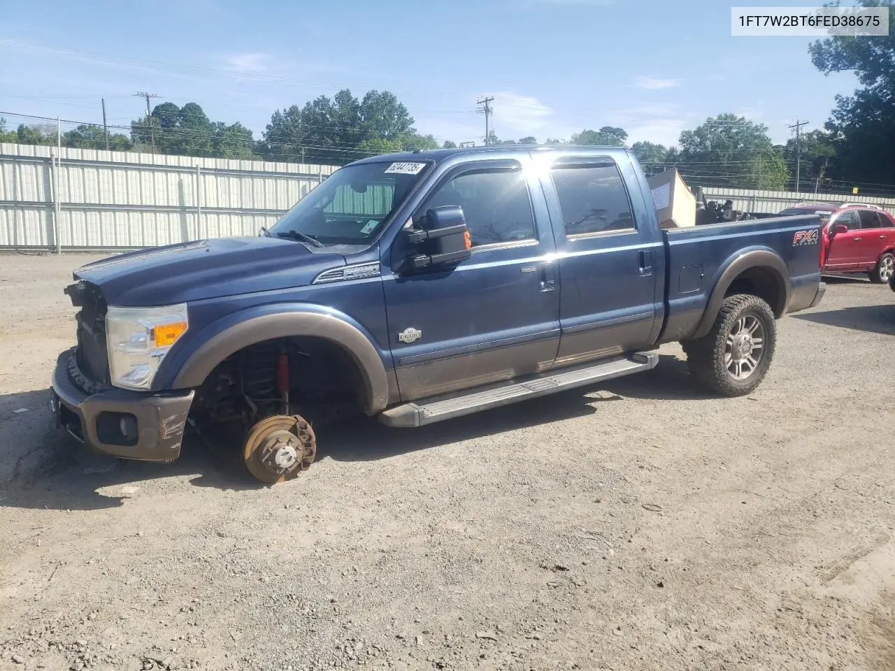 2015 Ford F250 Super Duty VIN: 1FT7W2BT6FED38675 Lot: 62447735