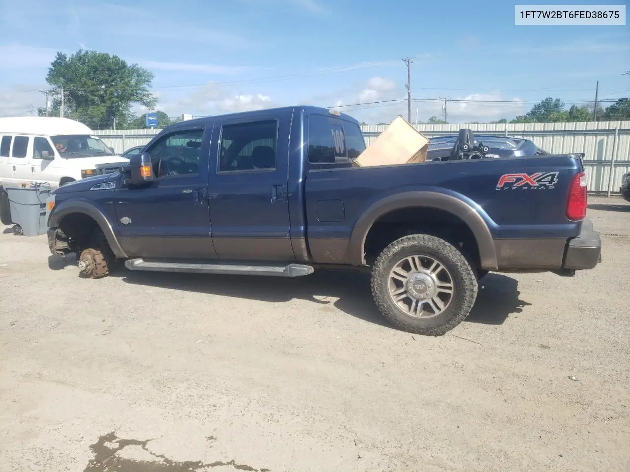 2015 Ford F250 Super Duty VIN: 1FT7W2BT6FED38675 Lot: 62447735