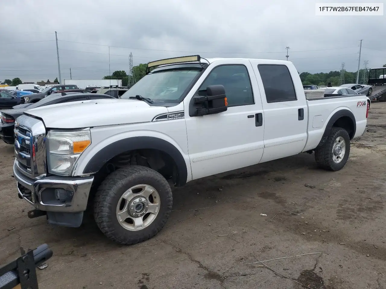 2015 Ford F250 Super Duty VIN: 1FT7W2B67FEB47647 Lot: 62994985