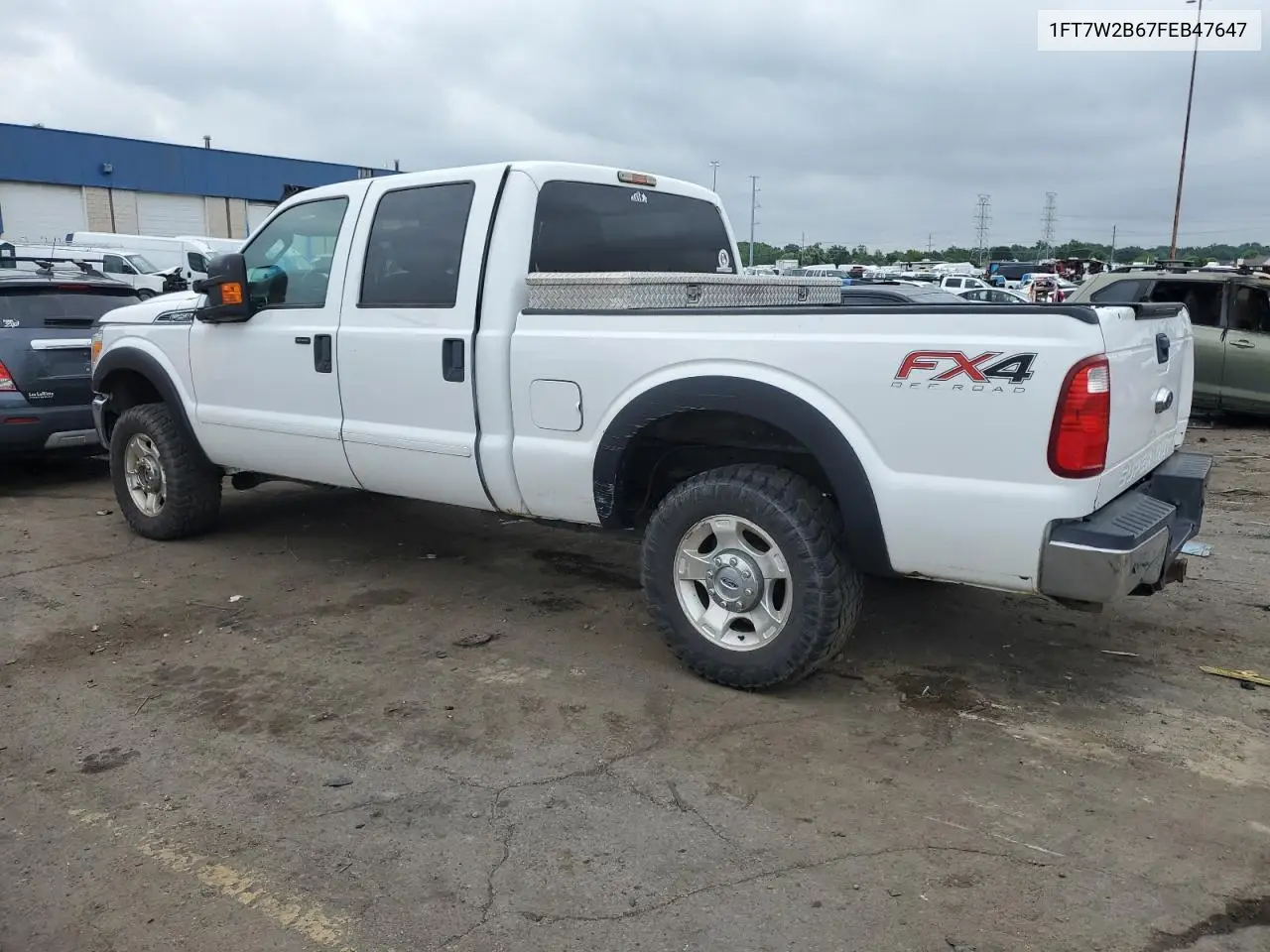 2015 Ford F250 Super Duty VIN: 1FT7W2B67FEB47647 Lot: 62994985