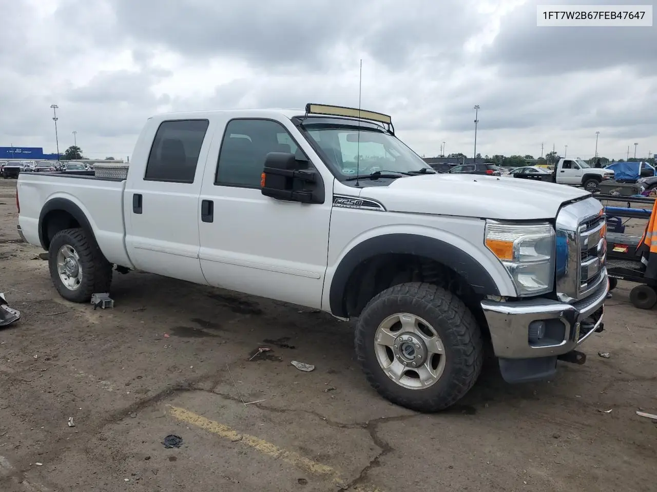 2015 Ford F250 Super Duty VIN: 1FT7W2B67FEB47647 Lot: 62994985
