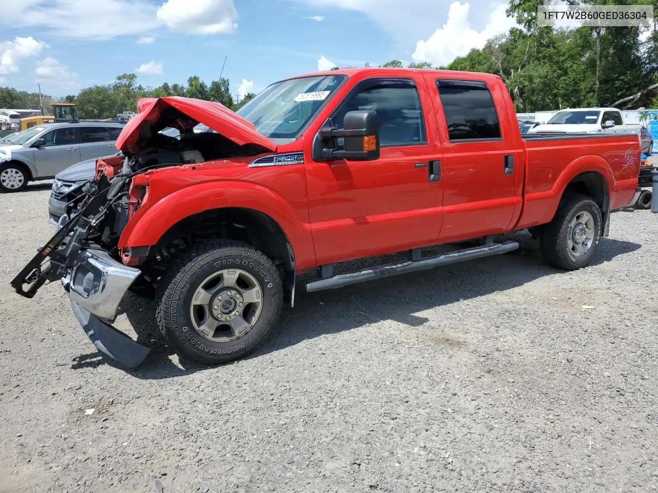 2016 Ford F250 Super Duty VIN: 1FT7W2B60GED36304 Lot: 62819995