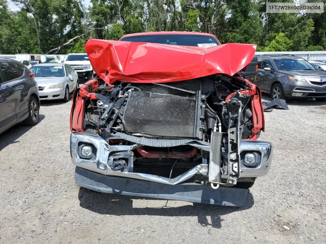 2016 Ford F250 Super Duty VIN: 1FT7W2B60GED36304 Lot: 62819995