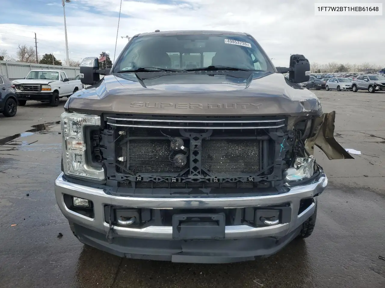 2017 Ford F250 Super Duty VIN: 1FT7W2BT1HEB61648 Lot: 49853735