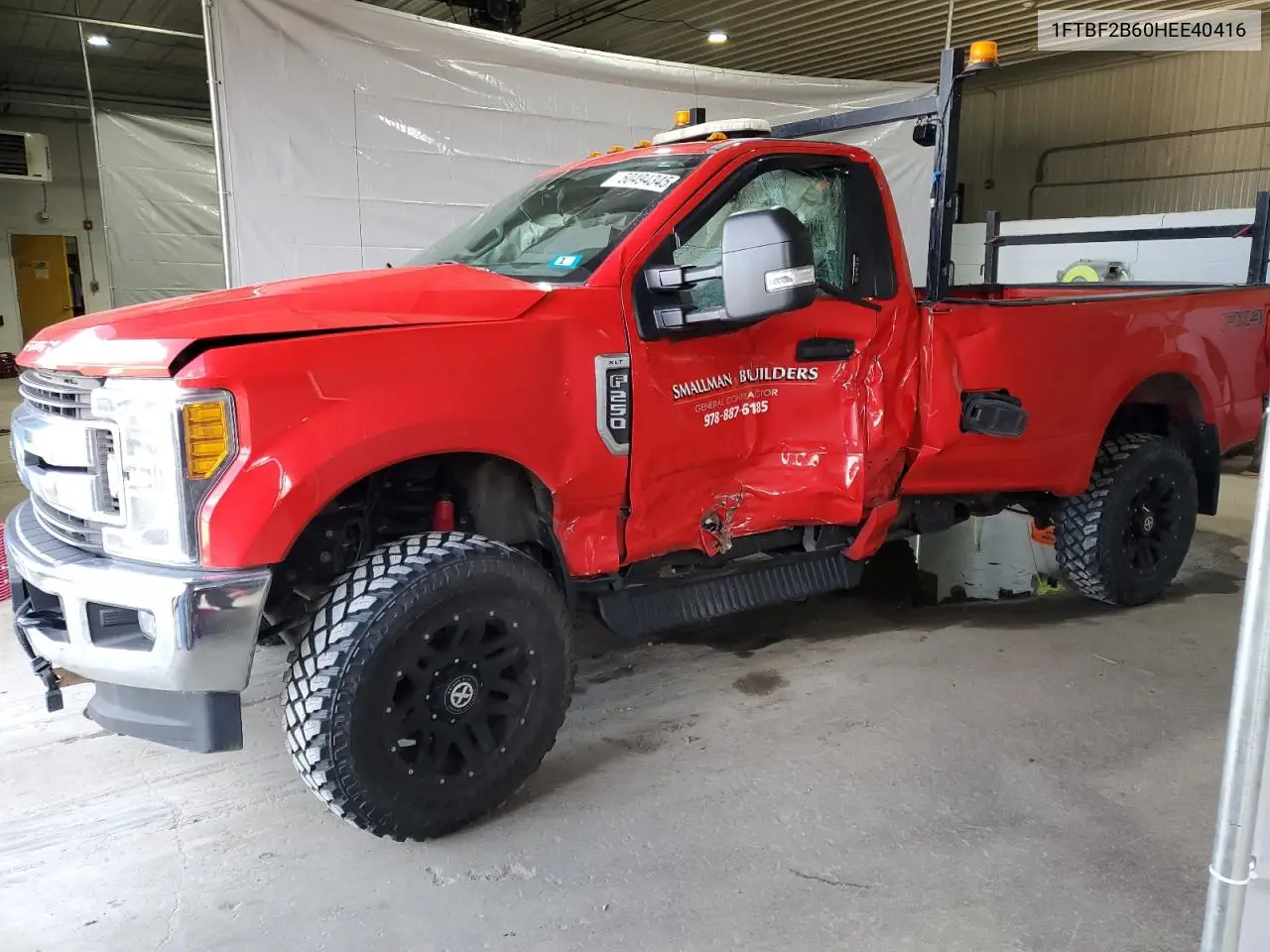 2017 Ford F250 Super Duty VIN: 1FTBF2B60HEE40416 Lot: 50494345