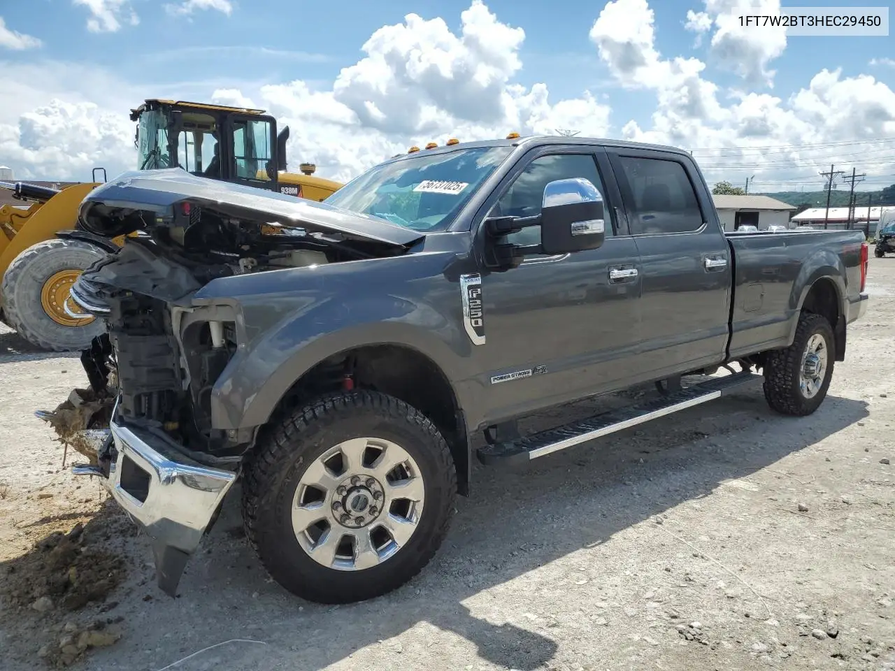 2017 Ford F250 Super Duty VIN: 1FT7W2BT3HEC29450 Lot: 56737025
