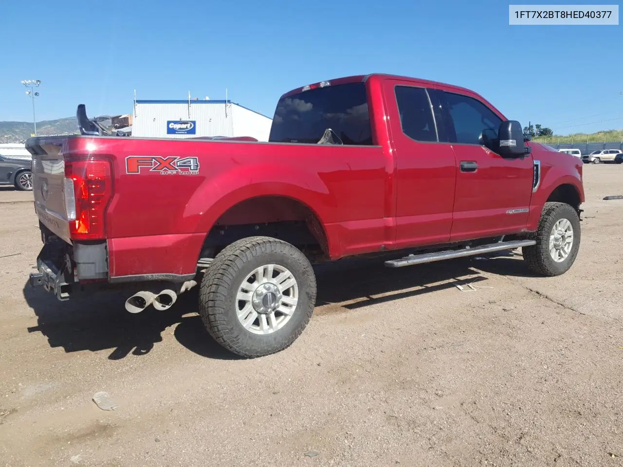 2017 Ford F250 Super Duty VIN: 1FT7X2BT8HED40377 Lot: 62597385