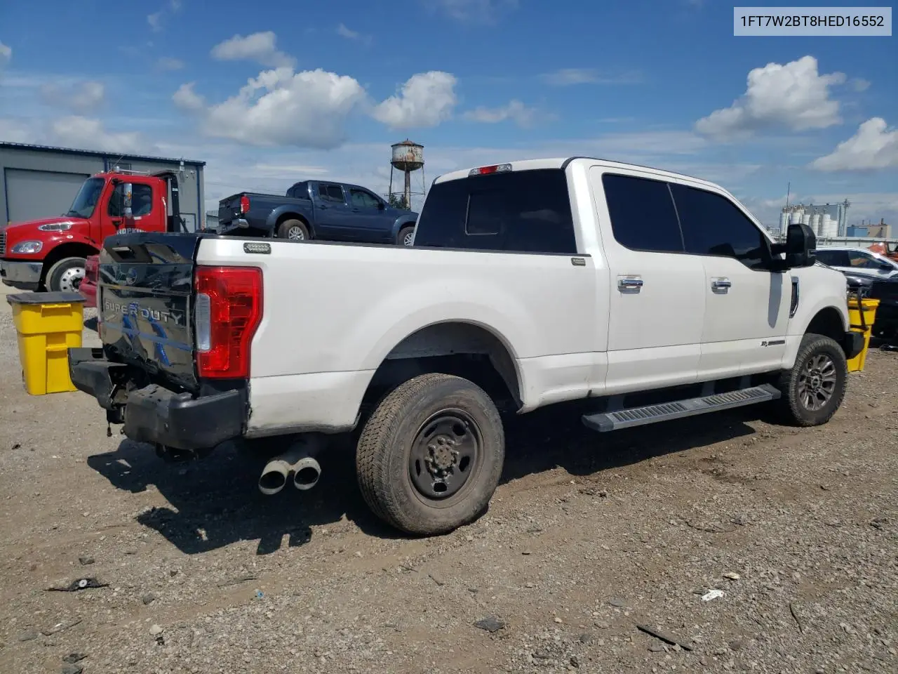 2017 Ford F250 Super Duty VIN: 1FT7W2BT8HED16552 Lot: 62706195