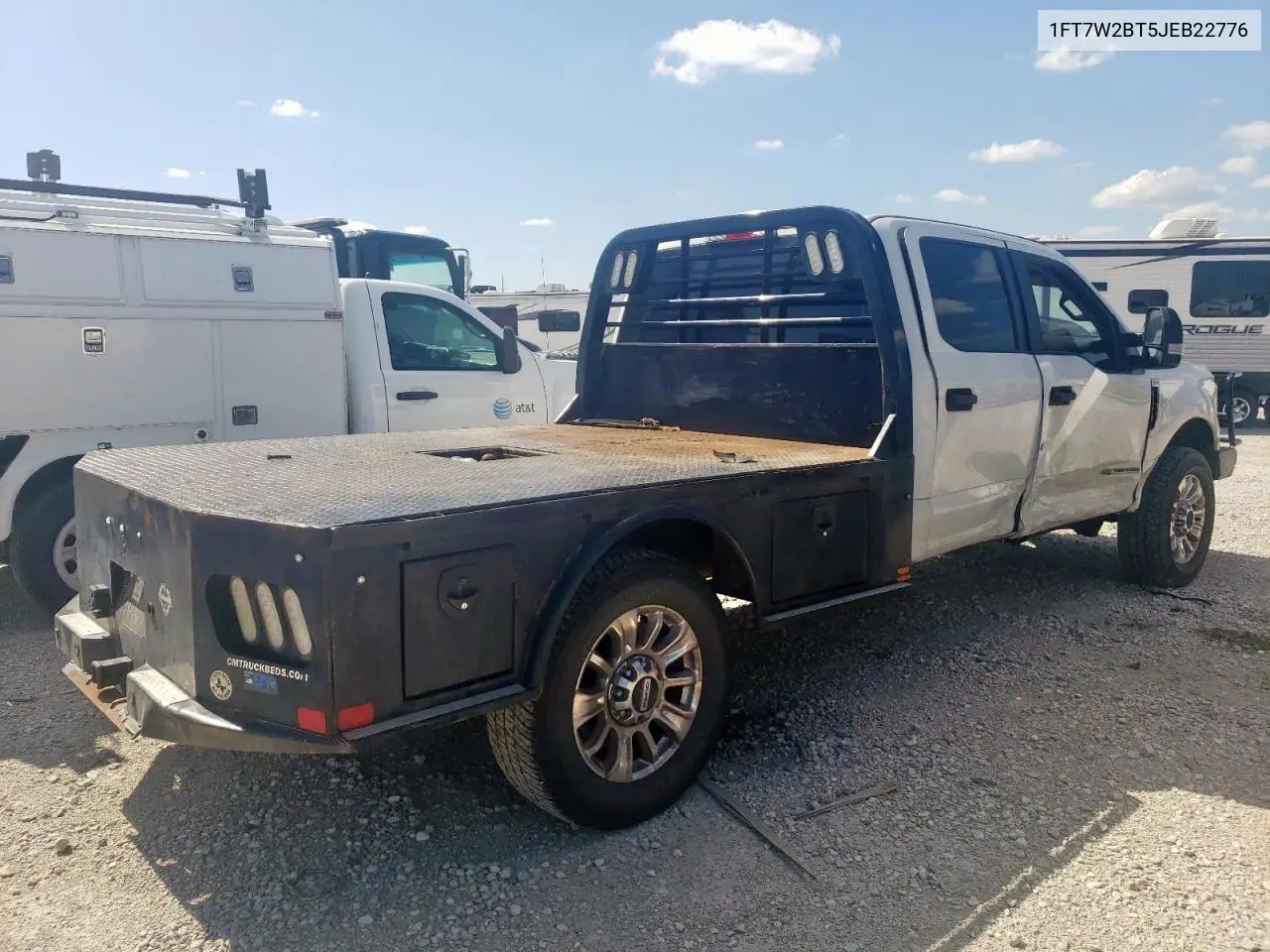 2018 Ford F250 Super Duty VIN: 1FT7W2BT5JEB22776 Lot: 56344455