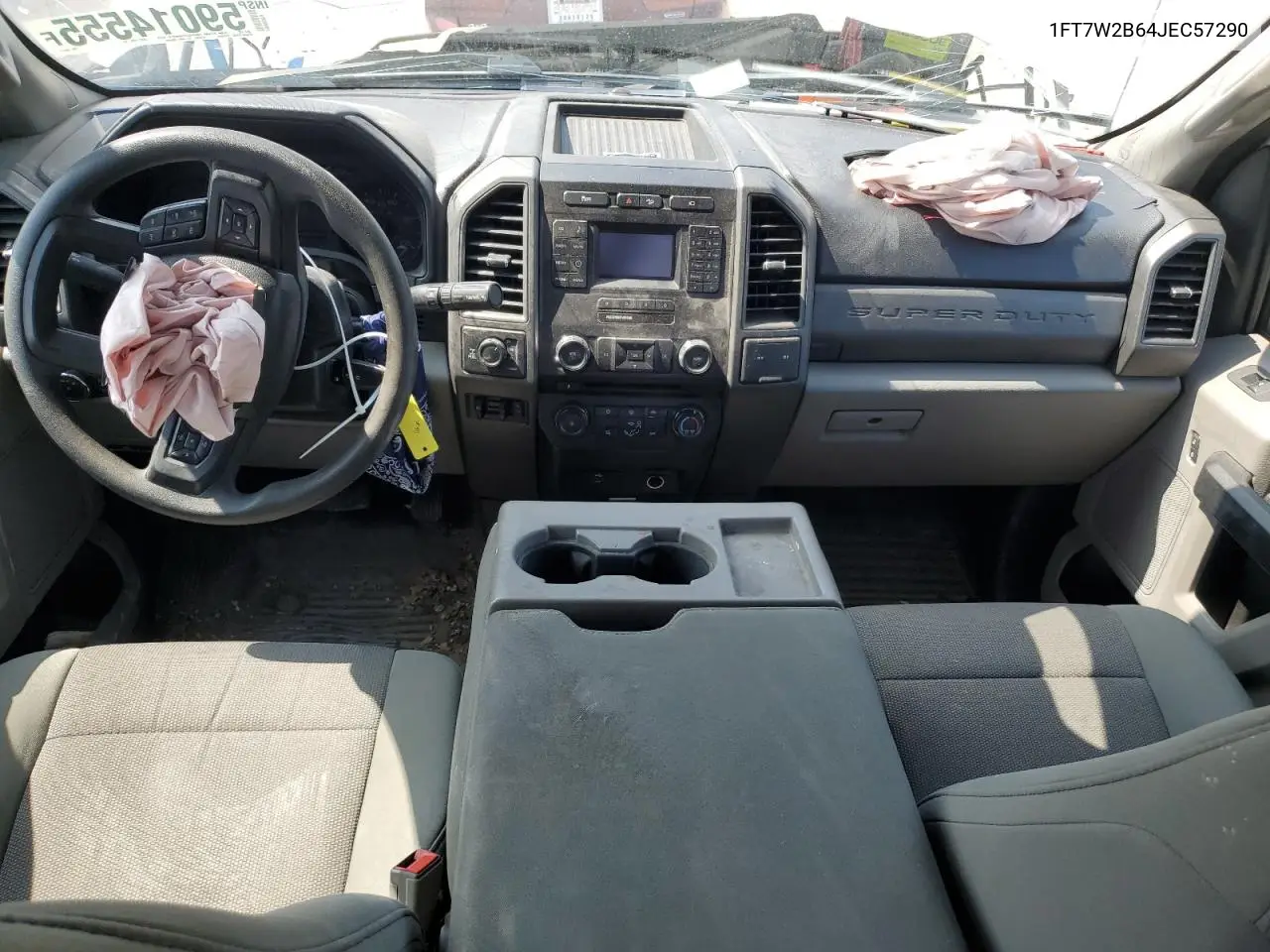 2018 Ford F250 Super Duty VIN: 1FT7W2B64JEC57290 Lot: 59014555