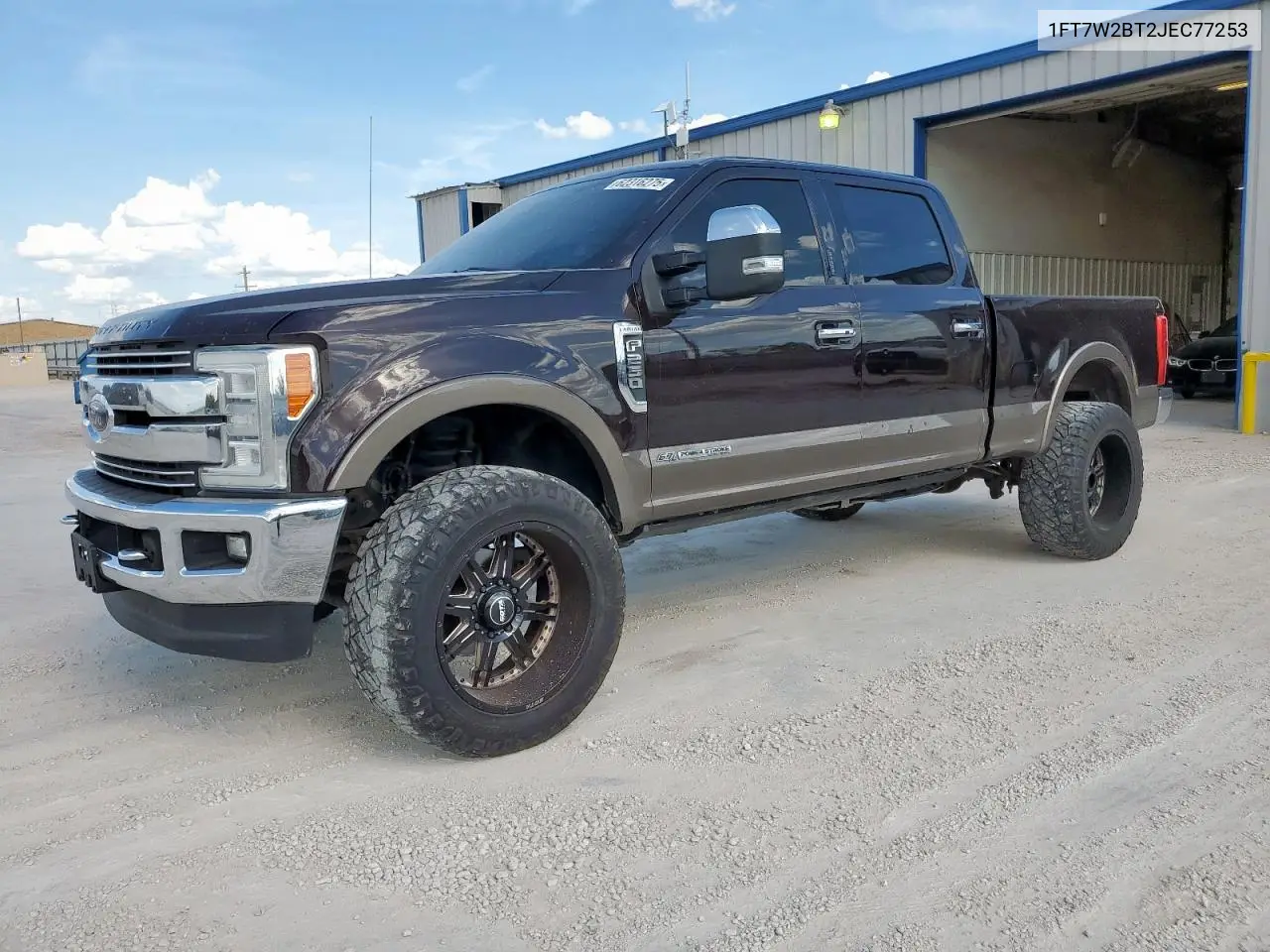 2018 Ford F250 Super Duty VIN: 1FT7W2BT2JEC77253 Lot: 62316275
