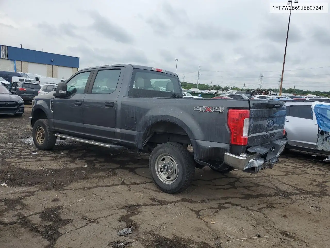 2018 Ford F250 Super Duty VIN: 1FT7W2B69JEB07241 Lot: 62393825