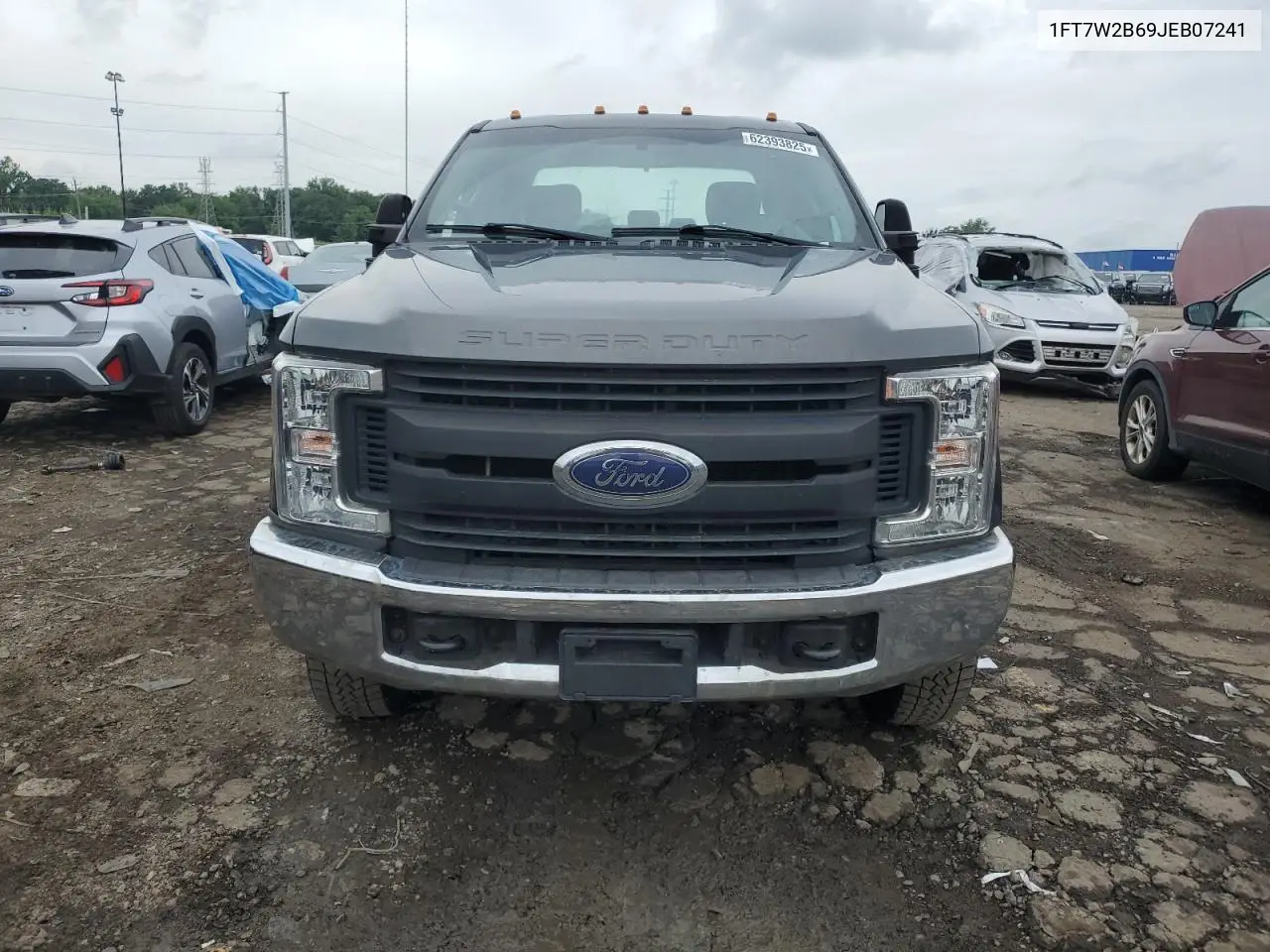 2018 Ford F250 Super Duty VIN: 1FT7W2B69JEB07241 Lot: 62393825