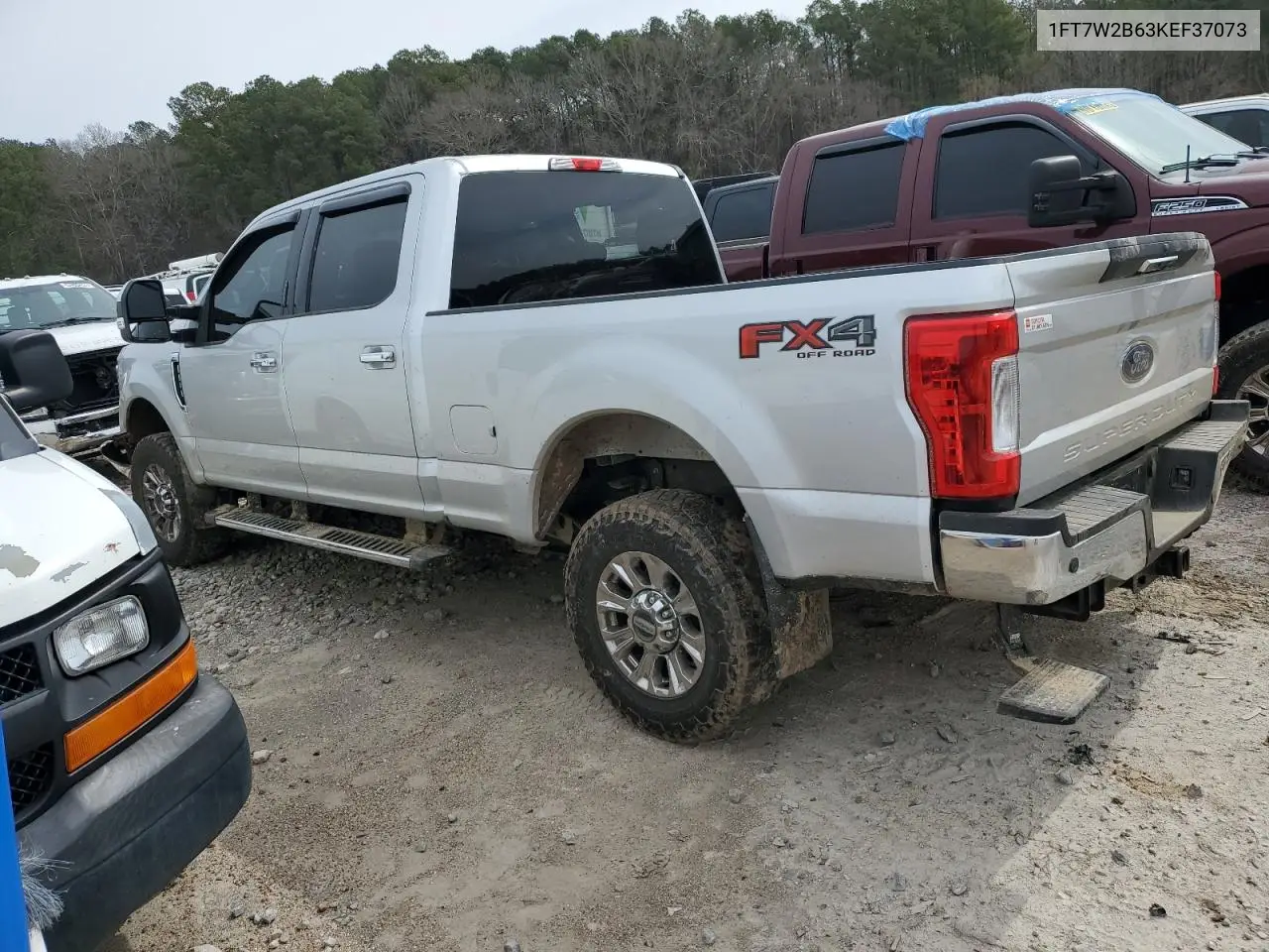 2019 Ford F250 Super Duty VIN: 1FT7W2B63KEF37073 Lot: 48139515