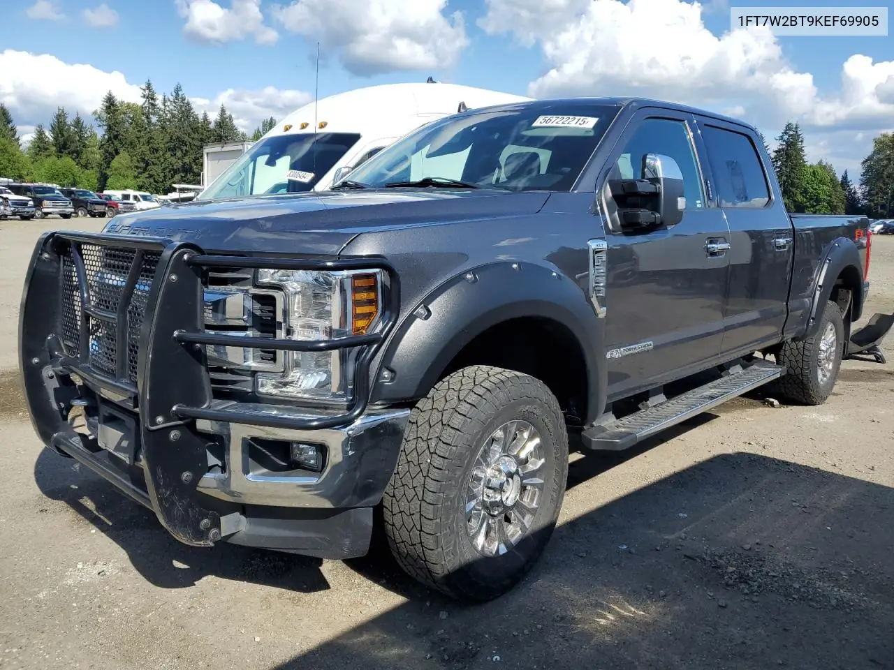2019 Ford F250 Super Duty VIN: 1FT7W2BT9KEF69905 Lot: 56722215