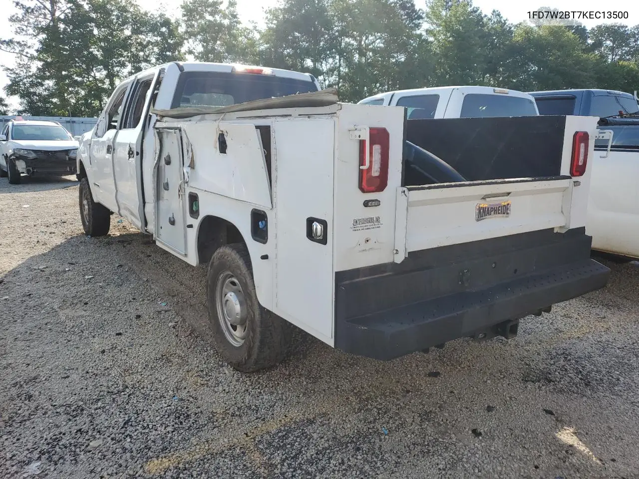 2019 Ford F250 Super Duty VIN: 1FD7W2BT7KEC13500 Lot: 57497805