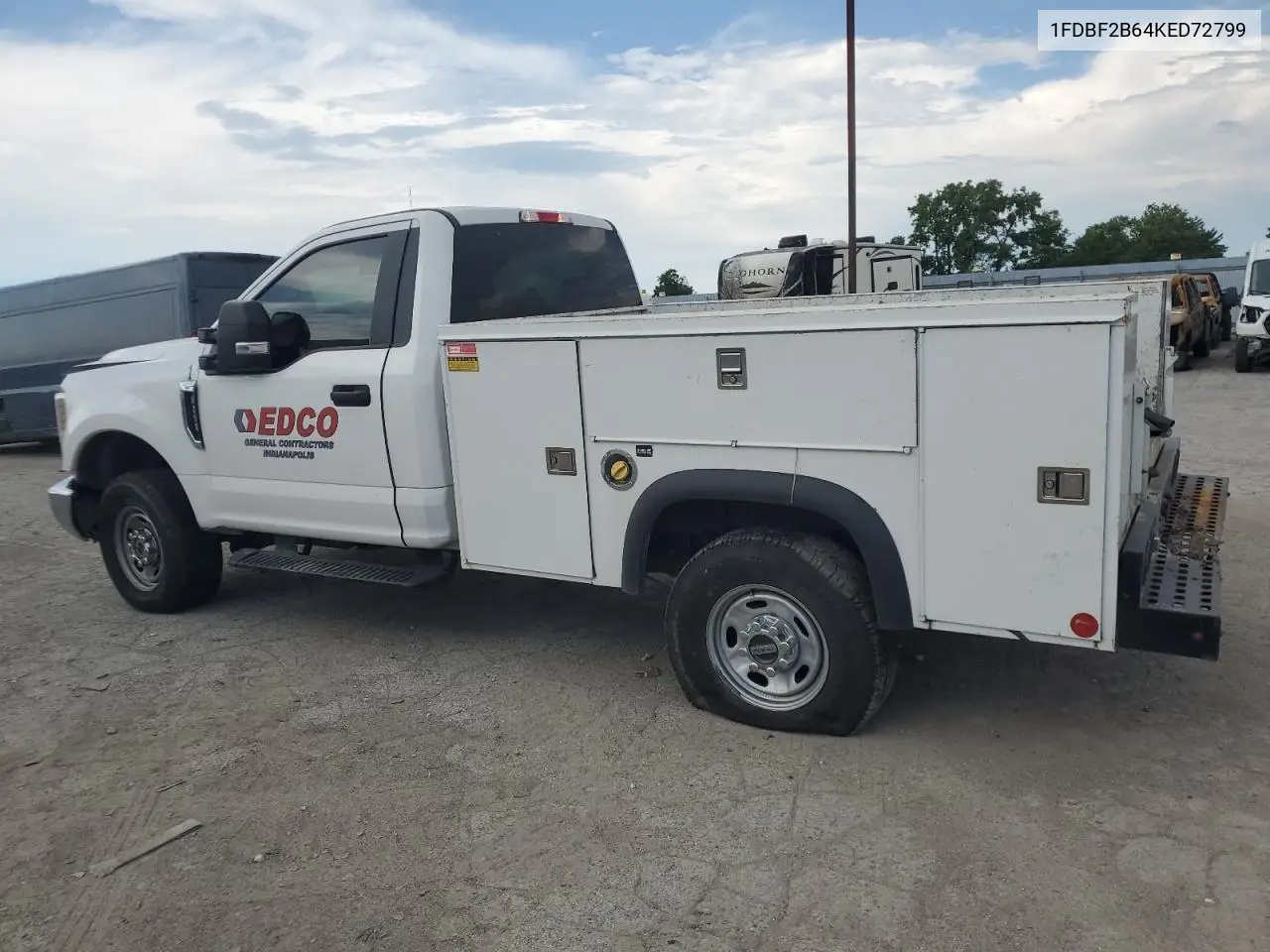 2019 Ford F250 Super Duty VIN: 1FDBF2B64KED72799 Lot: 62467445