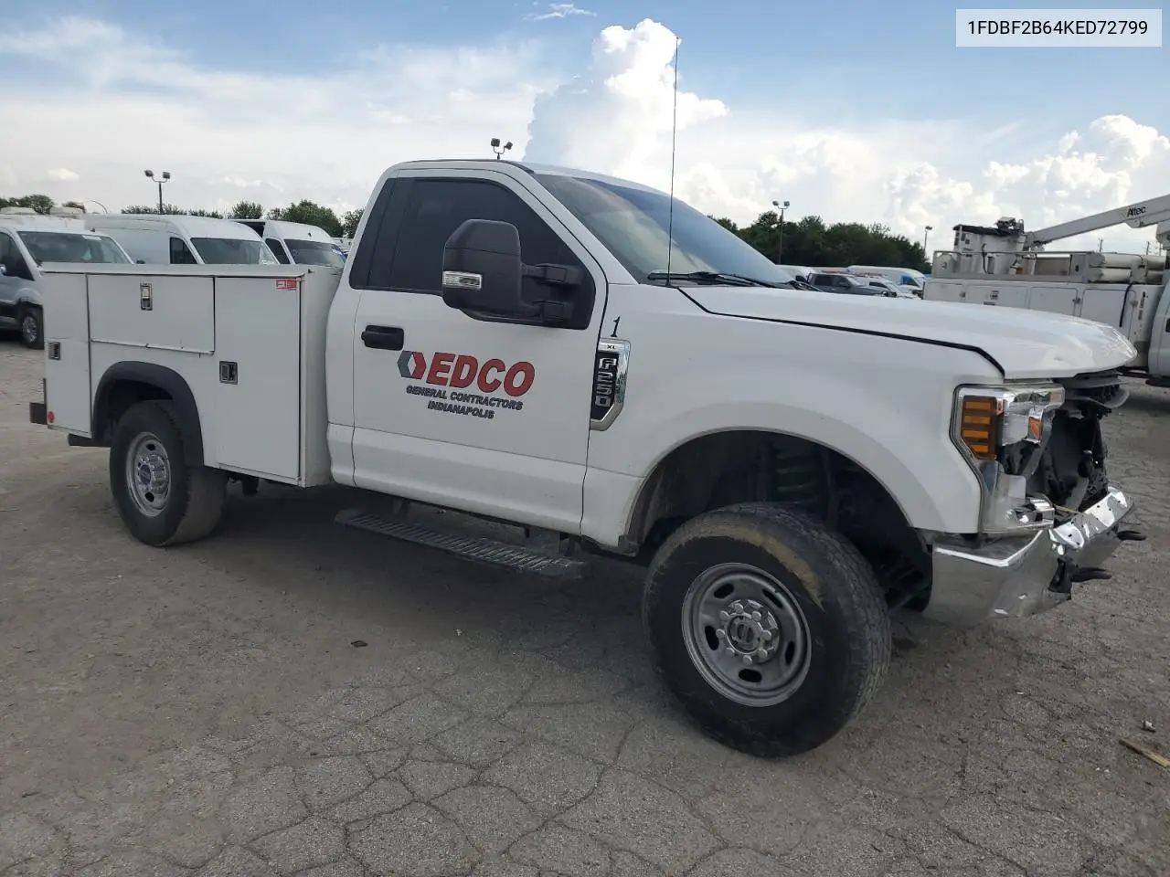 2019 Ford F250 Super Duty VIN: 1FDBF2B64KED72799 Lot: 62467445