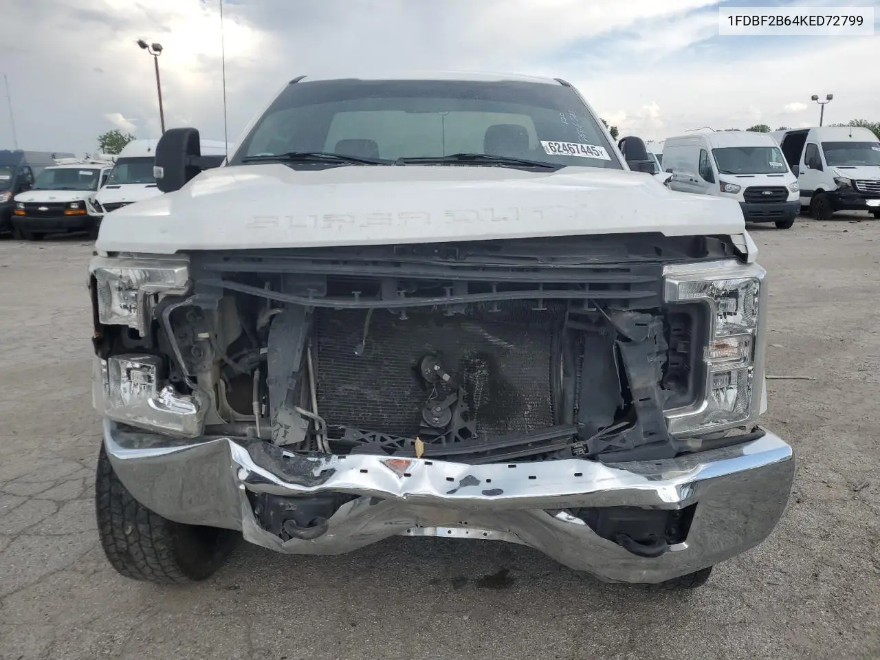 2019 Ford F250 Super Duty VIN: 1FDBF2B64KED72799 Lot: 62467445