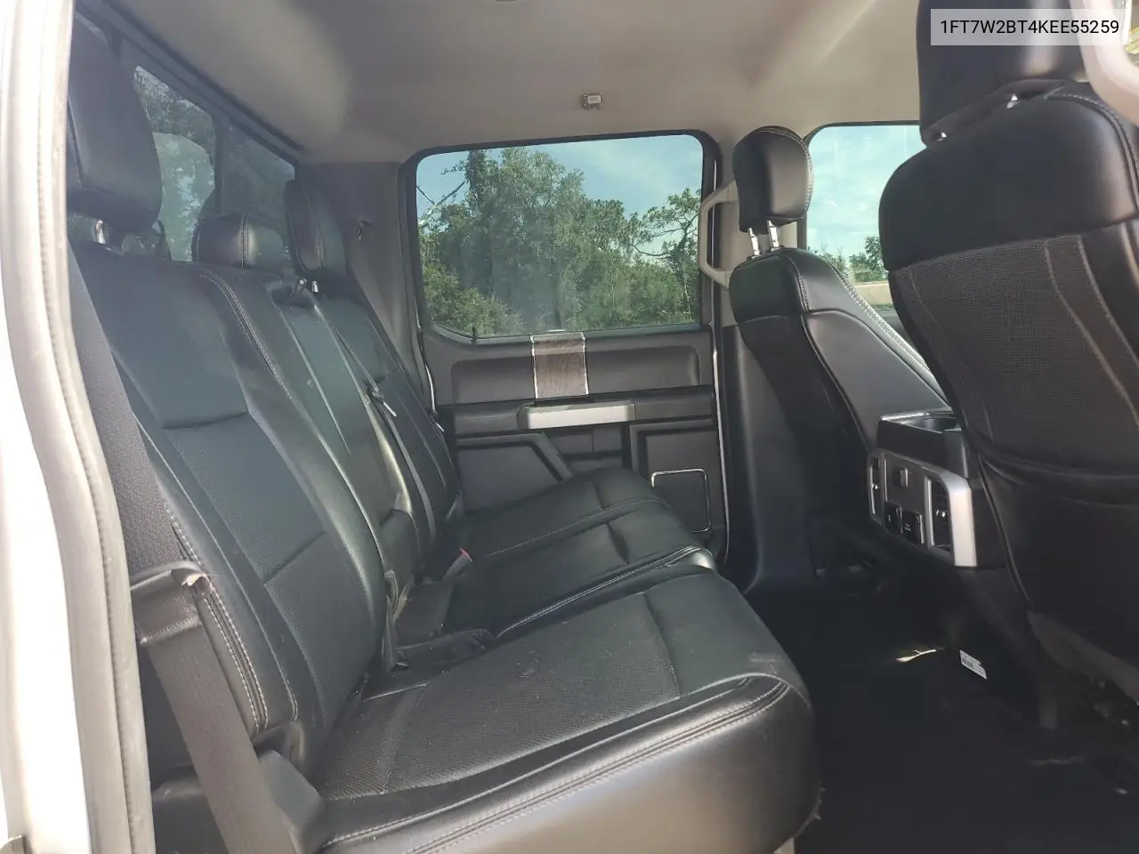 2019 Ford F250 Super Duty VIN: 1FT7W2BT4KEE55259 Lot: 62821935