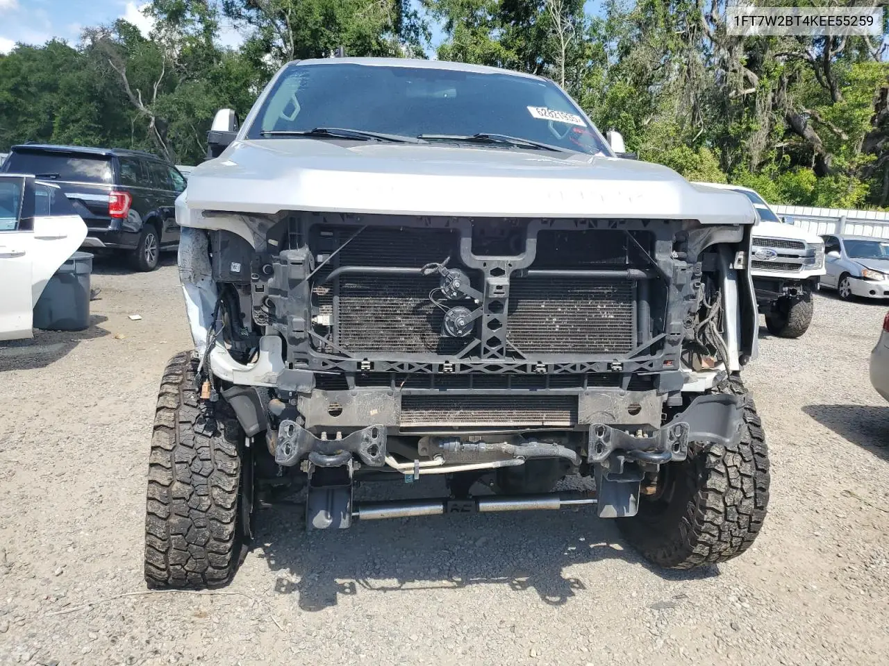 2019 Ford F250 Super Duty VIN: 1FT7W2BT4KEE55259 Lot: 62821935