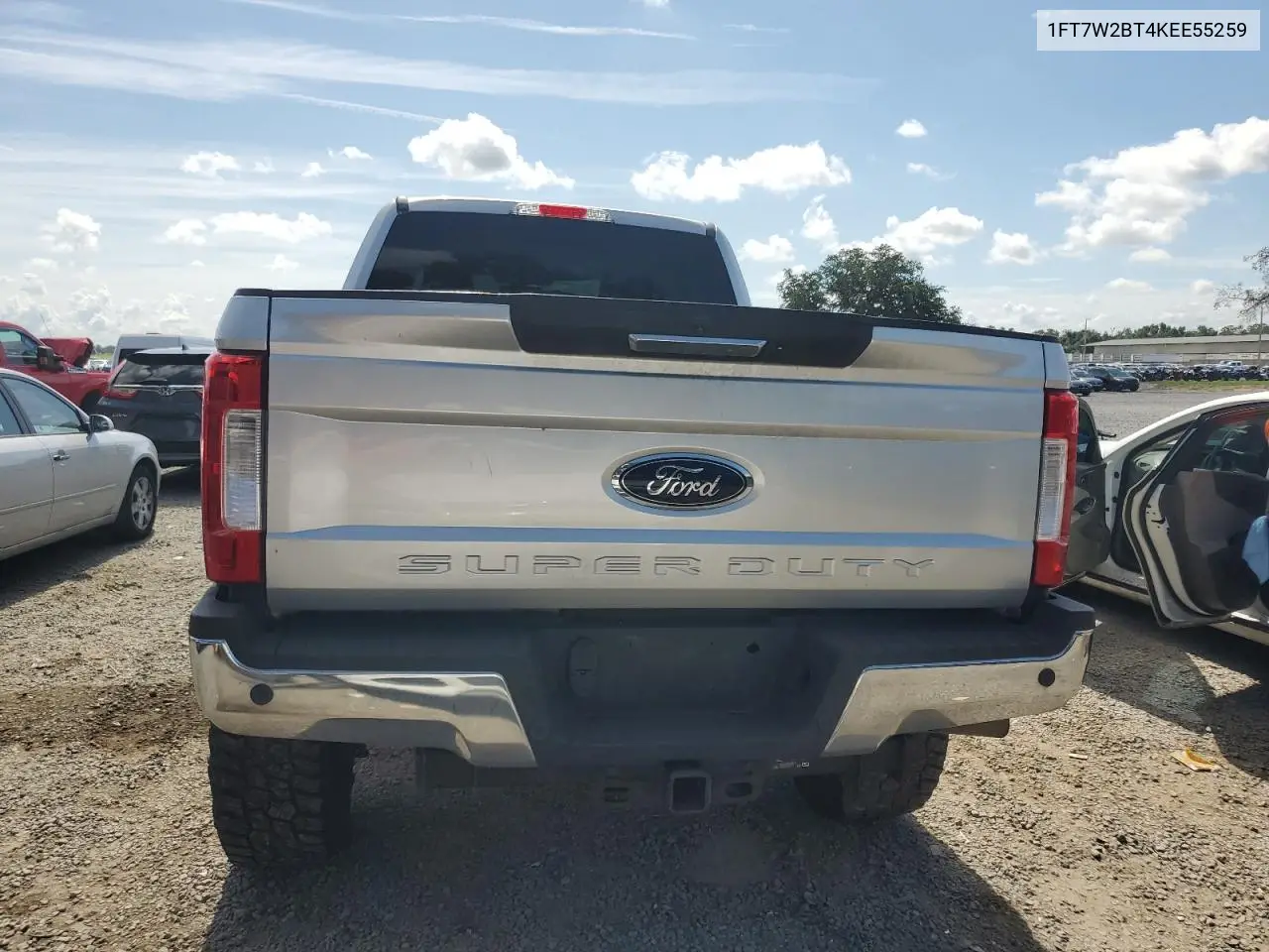 2019 Ford F250 Super Duty VIN: 1FT7W2BT4KEE55259 Lot: 62821935