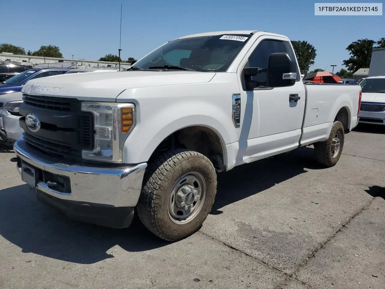 2019 Ford F250 Super Duty VIN: 1FTBF2A61KED12145 Lot: 63007095