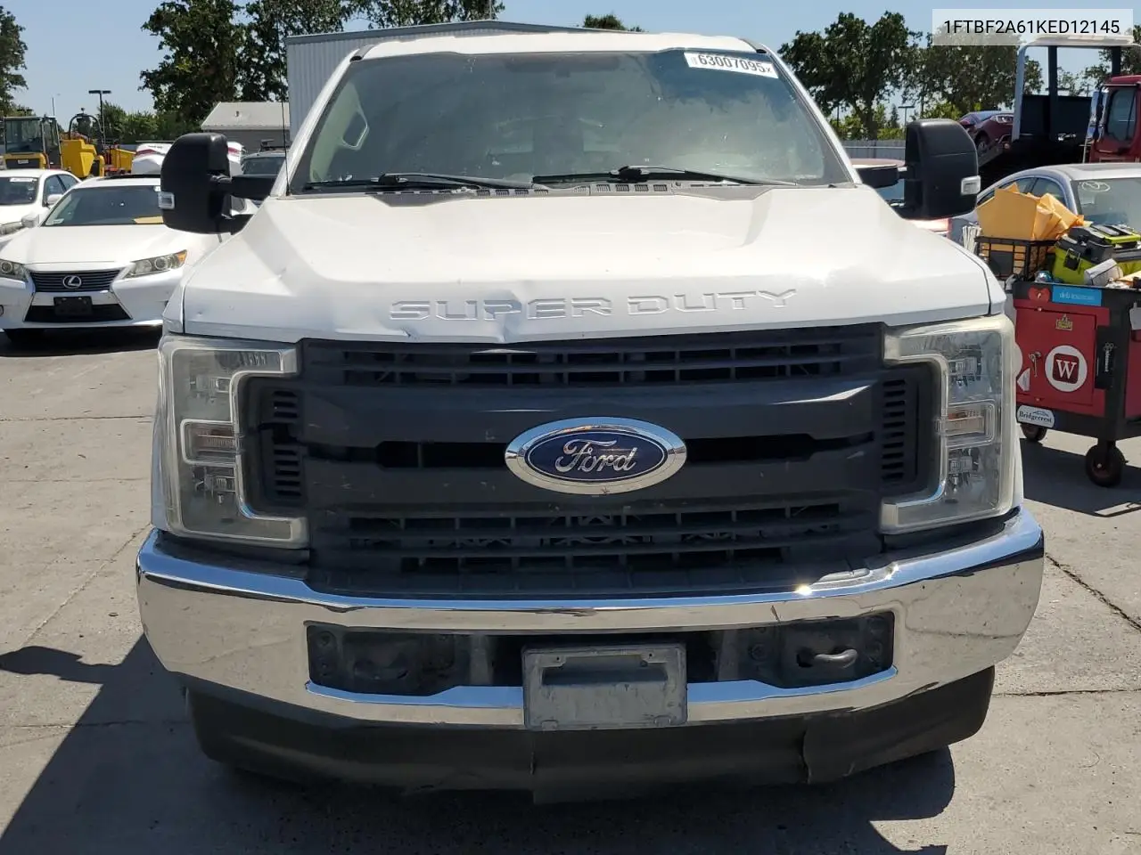 2019 Ford F250 Super Duty VIN: 1FTBF2A61KED12145 Lot: 63007095