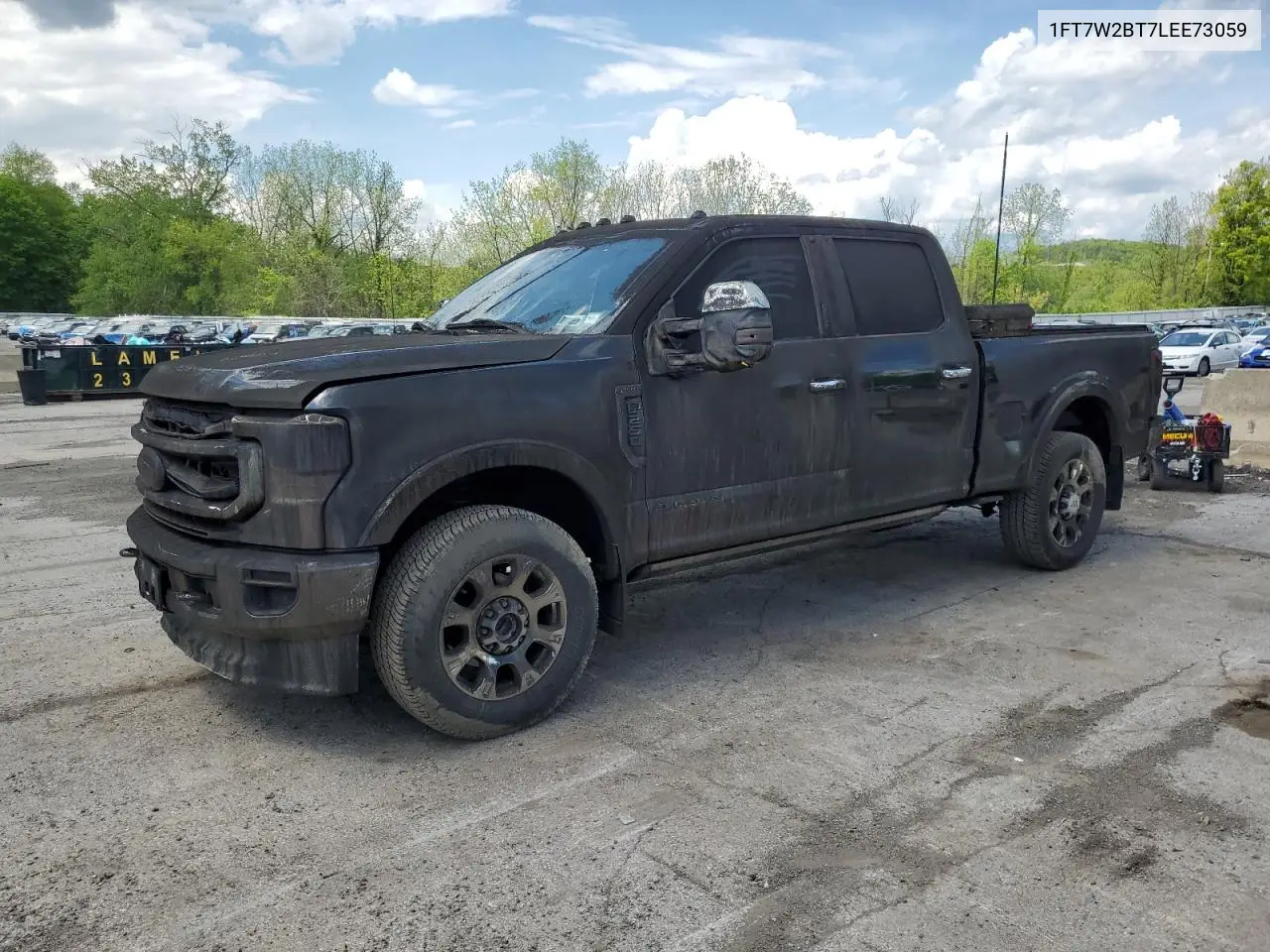 2020 Ford F250 Super Duty VIN: 1FT7W2BT7LEE73059 Lot: 56122655
