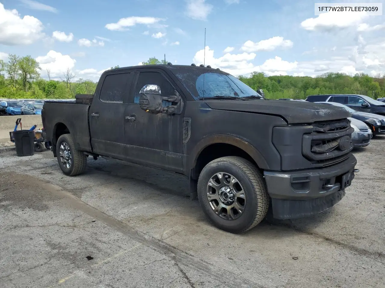 2020 Ford F250 Super Duty VIN: 1FT7W2BT7LEE73059 Lot: 56122655
