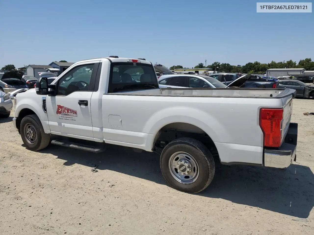 2020 Ford F250 Super Duty VIN: 1FTBF2A67LED78121 Lot: 62741305