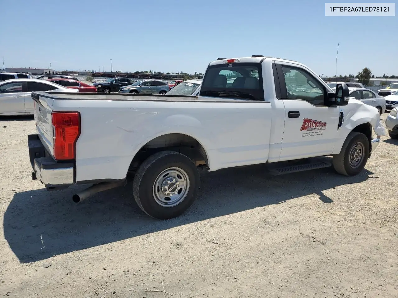 2020 Ford F250 Super Duty VIN: 1FTBF2A67LED78121 Lot: 62741305