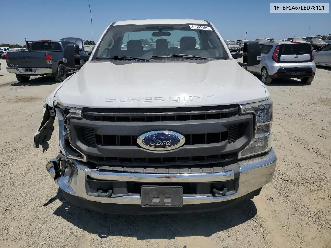 2020 Ford F250 Super Duty VIN: 1FTBF2A67LED78121 Lot: 62741305
