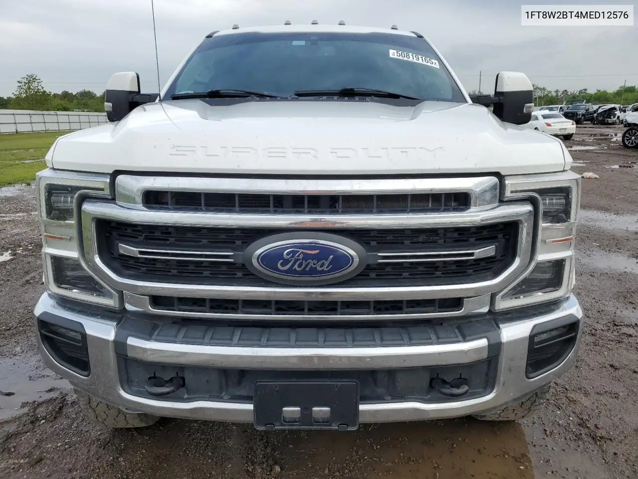 2021 Ford F250 Super Duty VIN: 1FT8W2BT4MED12576 Lot: 50819165