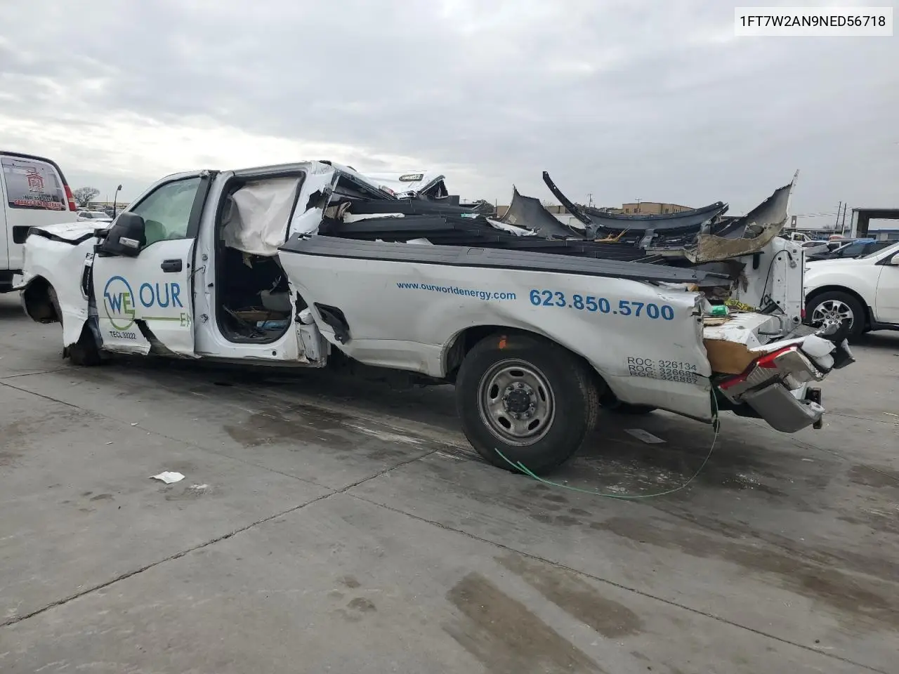 2022 Ford F250 Super Duty VIN: 1FT7W2AN9NED56718 Lot: 42820765