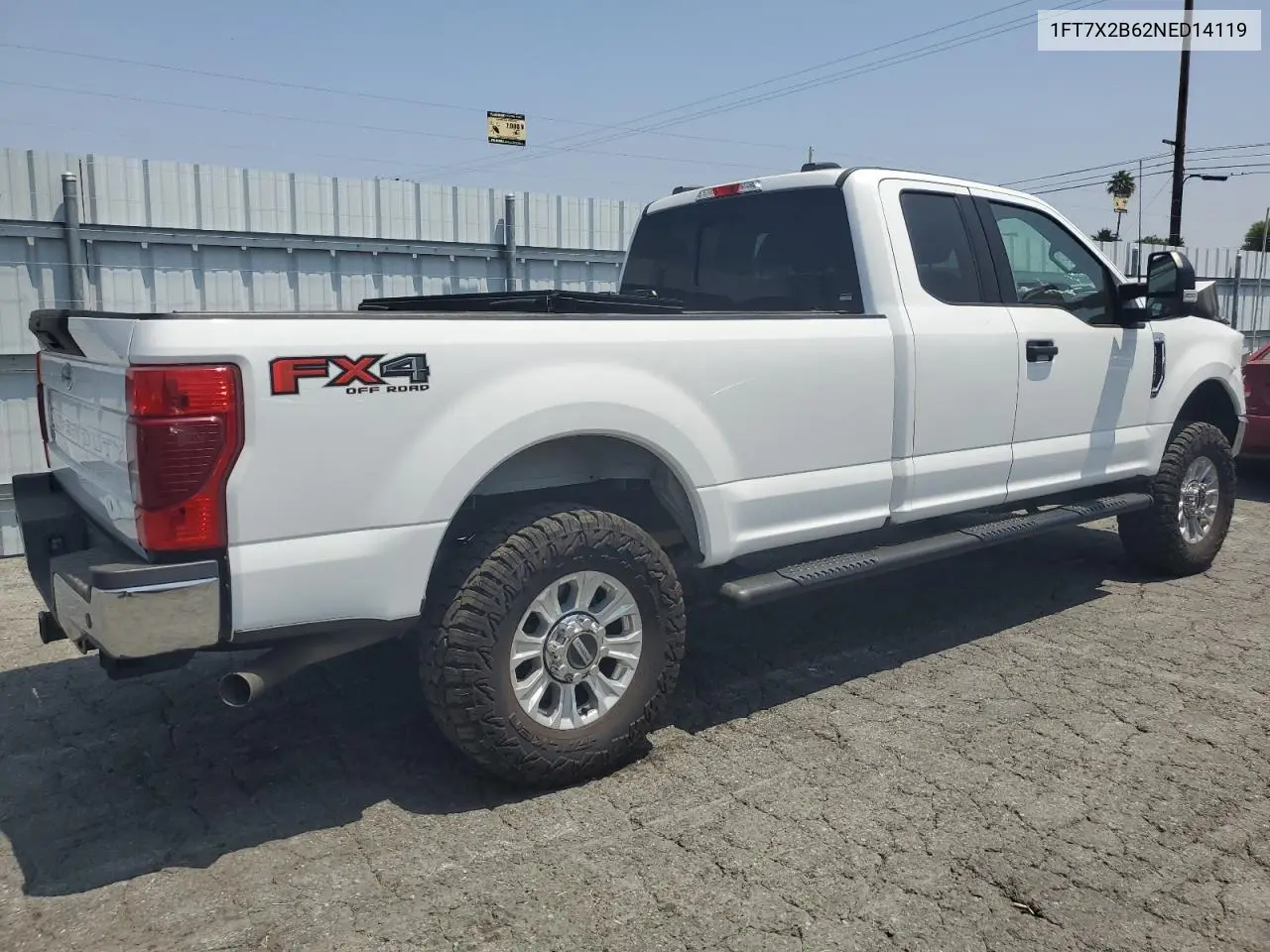 2022 Ford F250 Super Duty VIN: 1FT7X2B62NED14119 Lot: 58734055