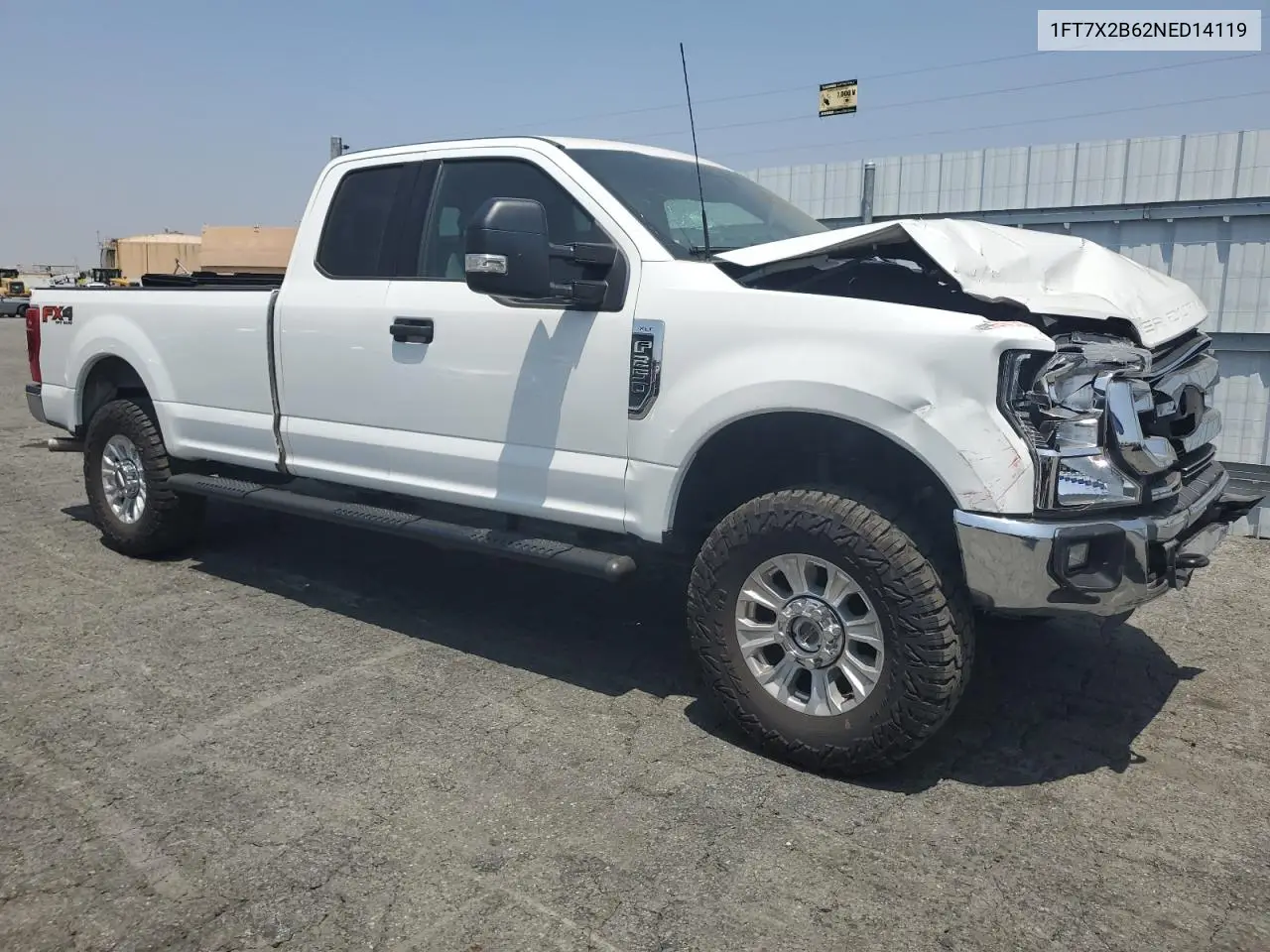 2022 Ford F250 Super Duty VIN: 1FT7X2B62NED14119 Lot: 58734055