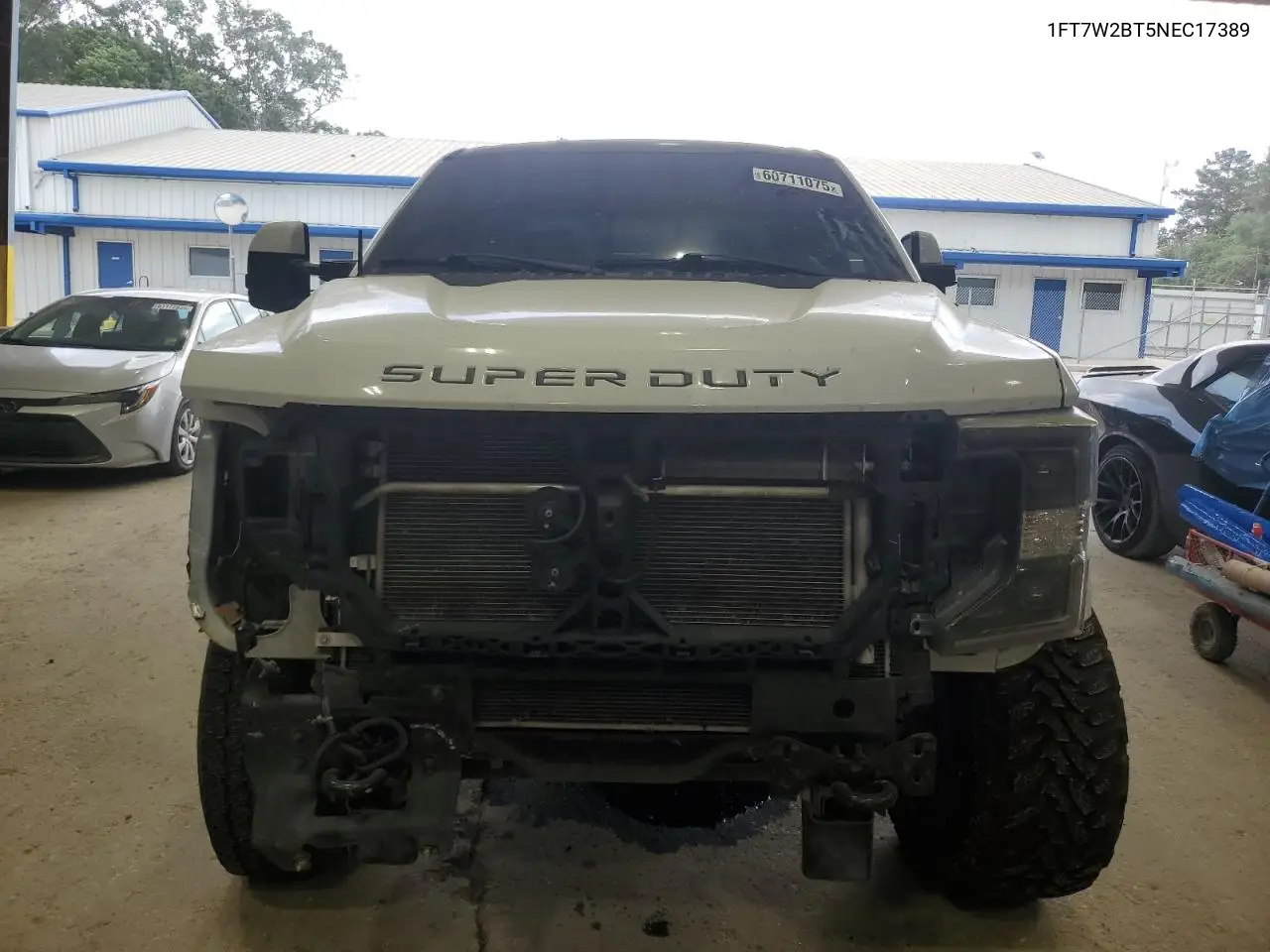 2022 Ford F250 Super Duty VIN: 1FT7W2BT5NEC17389 Lot: 60711075