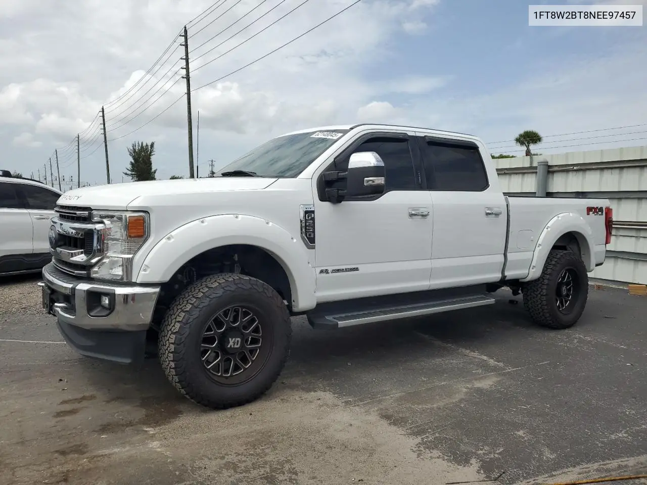 2022 Ford F250 Super Duty VIN: 1FT8W2BT8NEE97457 Lot: 62148045
