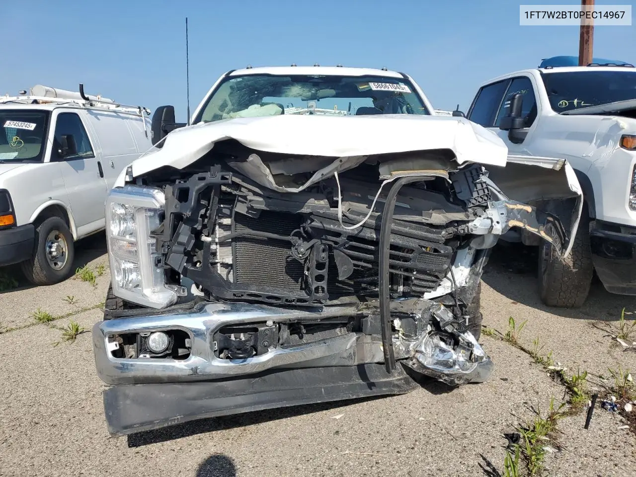 2023 Ford F250 Super Duty VIN: 1FT7W2BT0PEC14967 Lot: 58661045