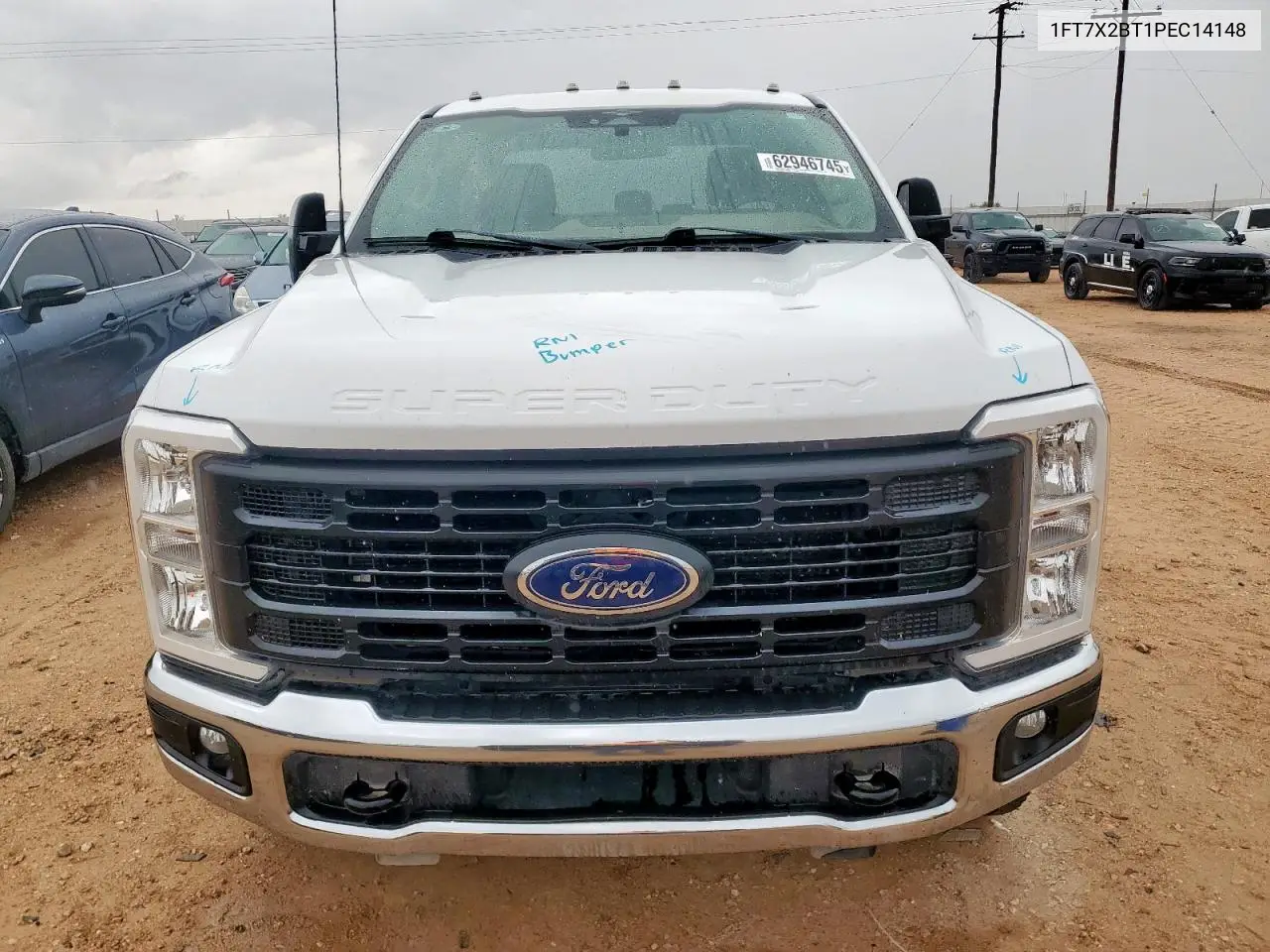 2023 Ford F250 Super Duty VIN: 1FT7X2BT1PEC14148 Lot: 62946745