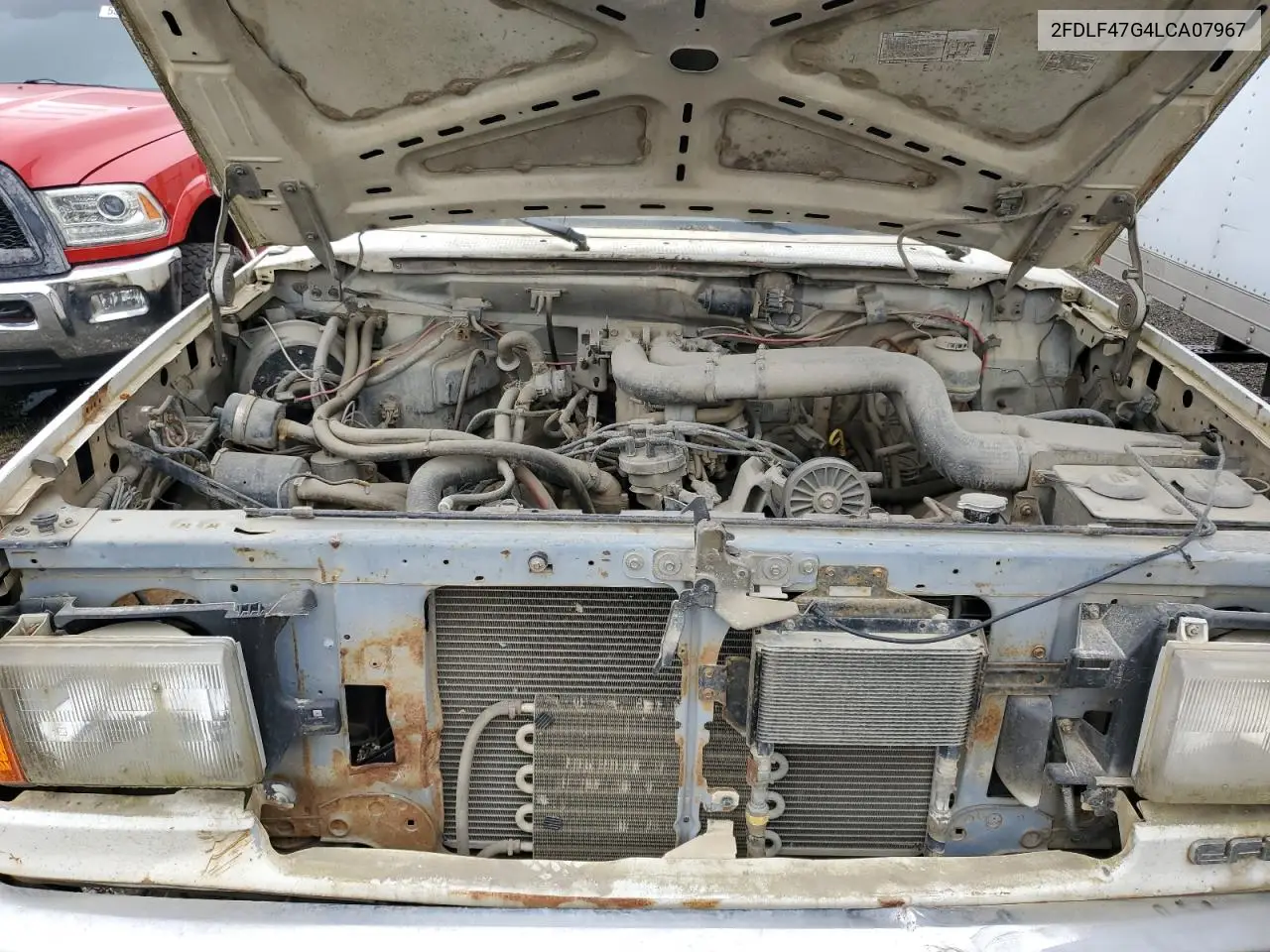 1990 Ford F Super Duty VIN: 2FDLF47G4LCA07967 Lot: 56703595