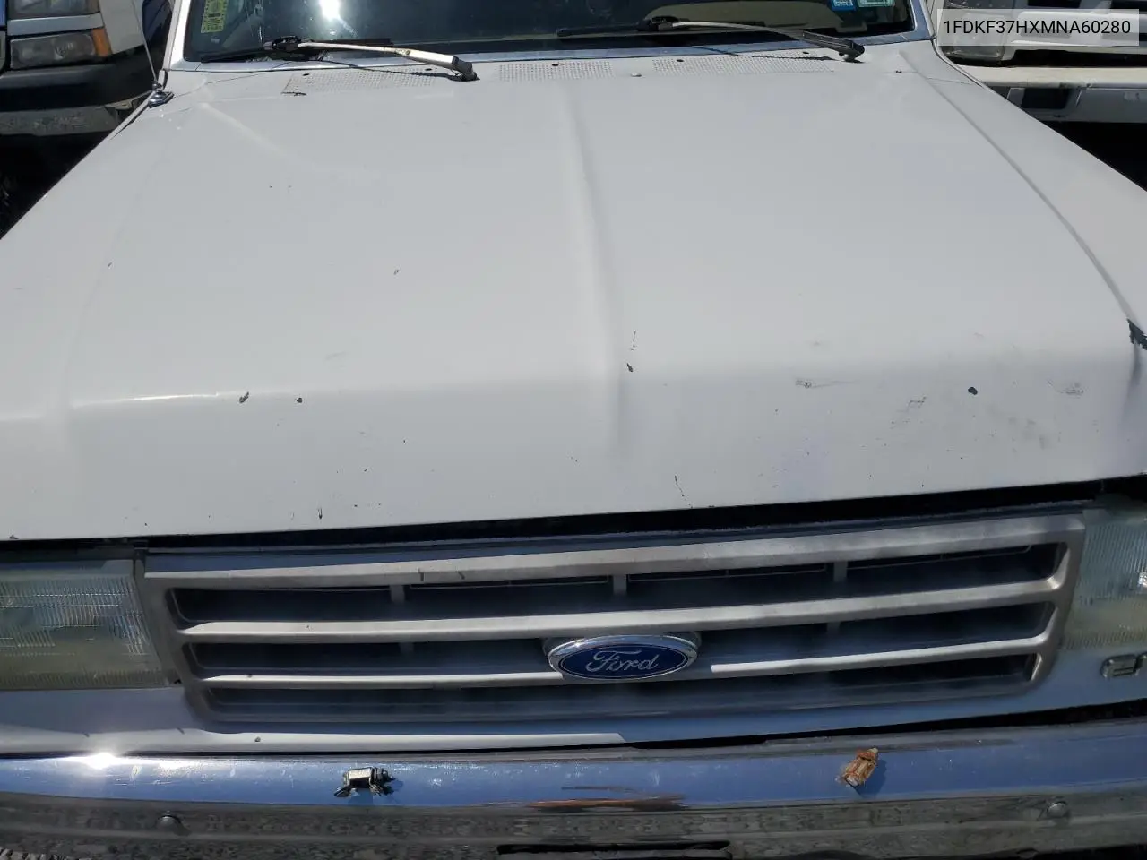 1991 Ford F350 VIN: 1FDKF37HXMNA60280 Lot: 56526745