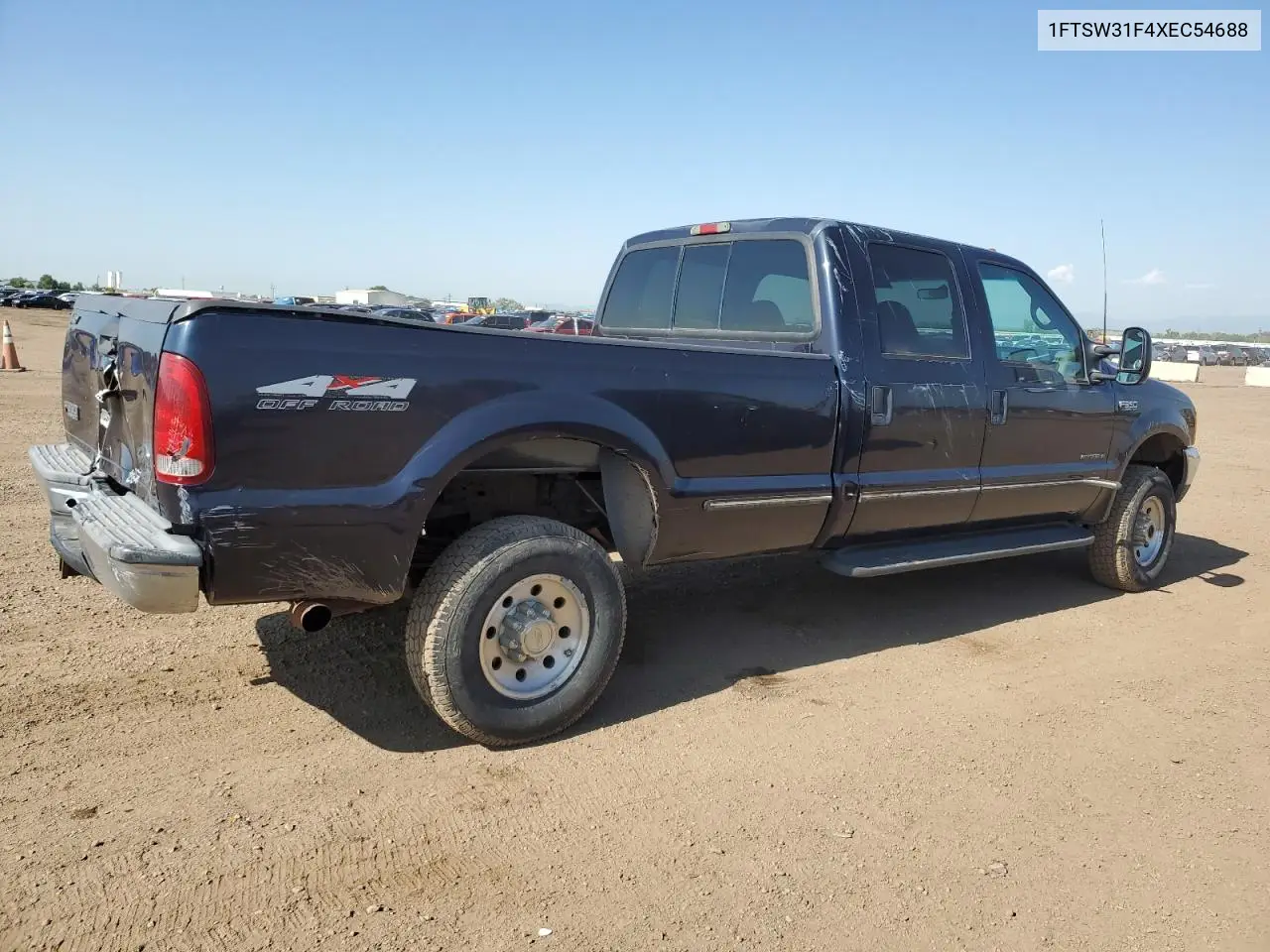 1999 Ford F350 Srw Super Duty VIN: 1FTSW31F4XEC54688 Lot: 62053925