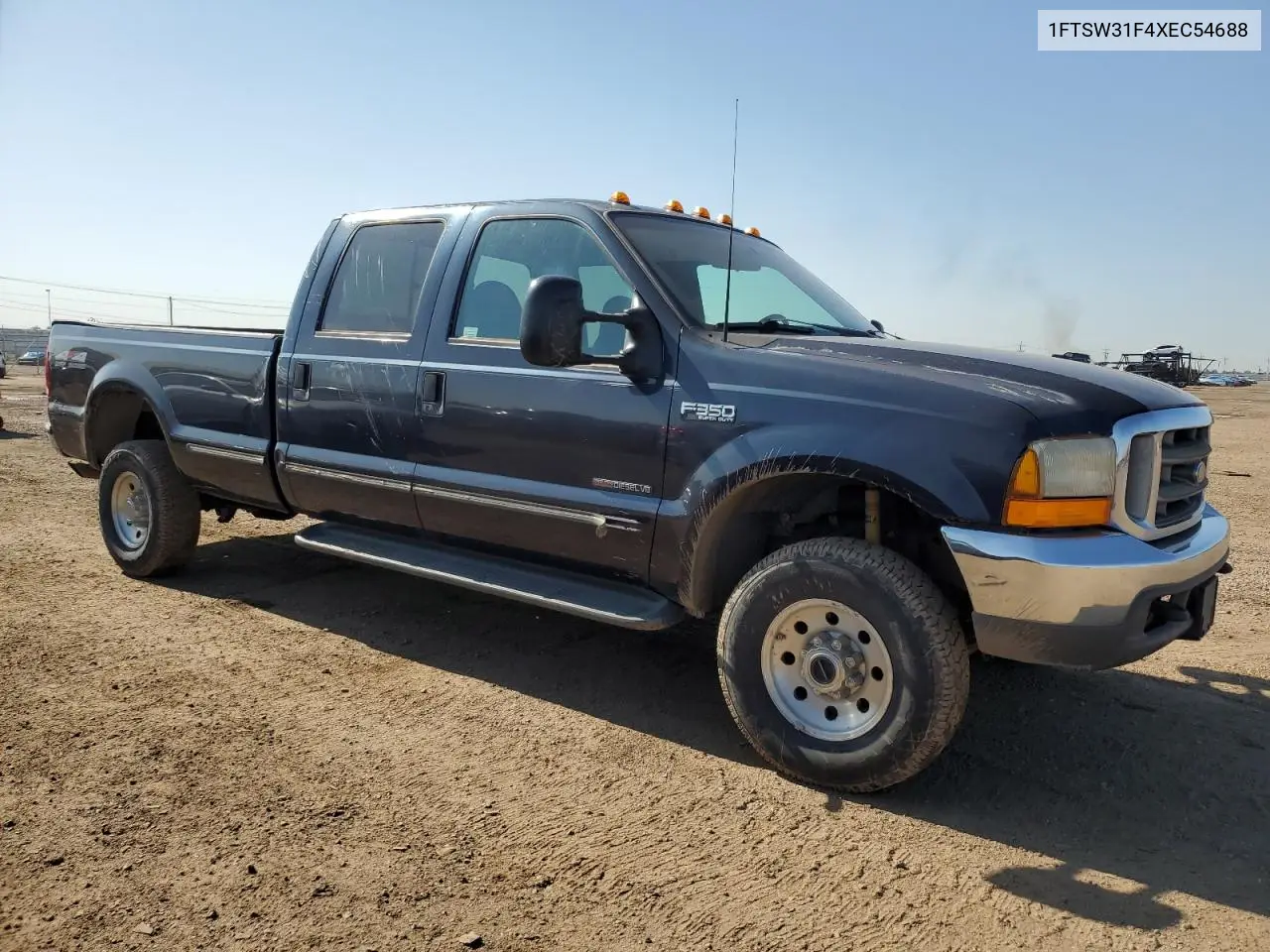 1999 Ford F350 Srw Super Duty VIN: 1FTSW31F4XEC54688 Lot: 62053925