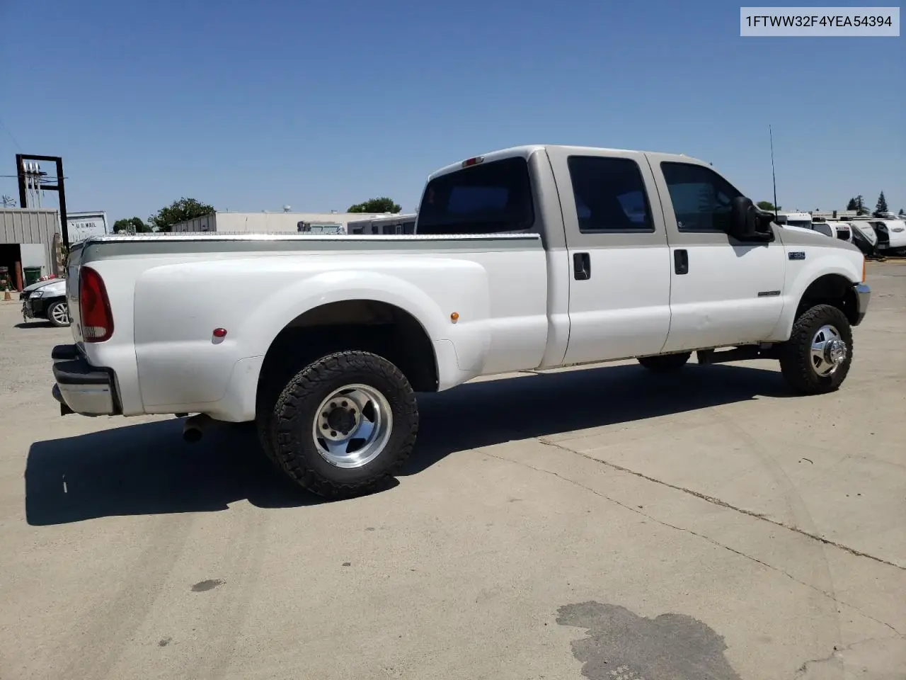 2000 Ford F350 Super Duty VIN: 1FTWW32F4YEA54394 Lot: 62365595