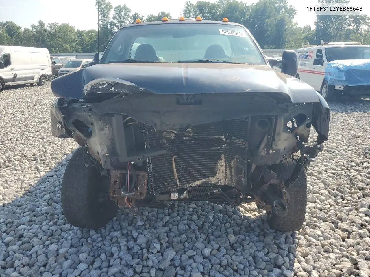 2000 Ford F350 Srw Super Duty VIN: 1FTSF31L2YEB68643 Lot: 62538365