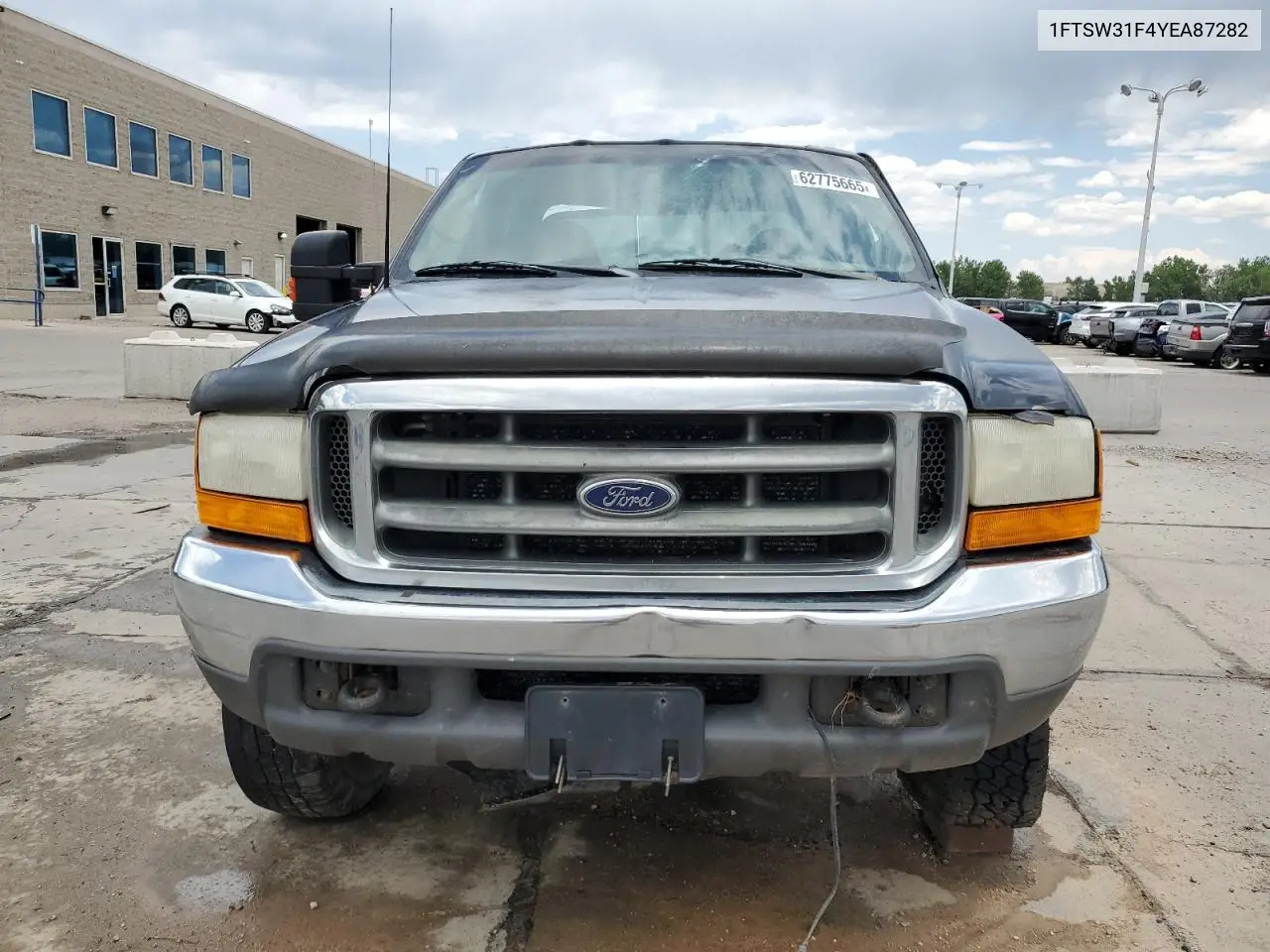 2000 Ford F350 Srw Super Duty VIN: 1FTSW31F4YEA87282 Lot: 62775665